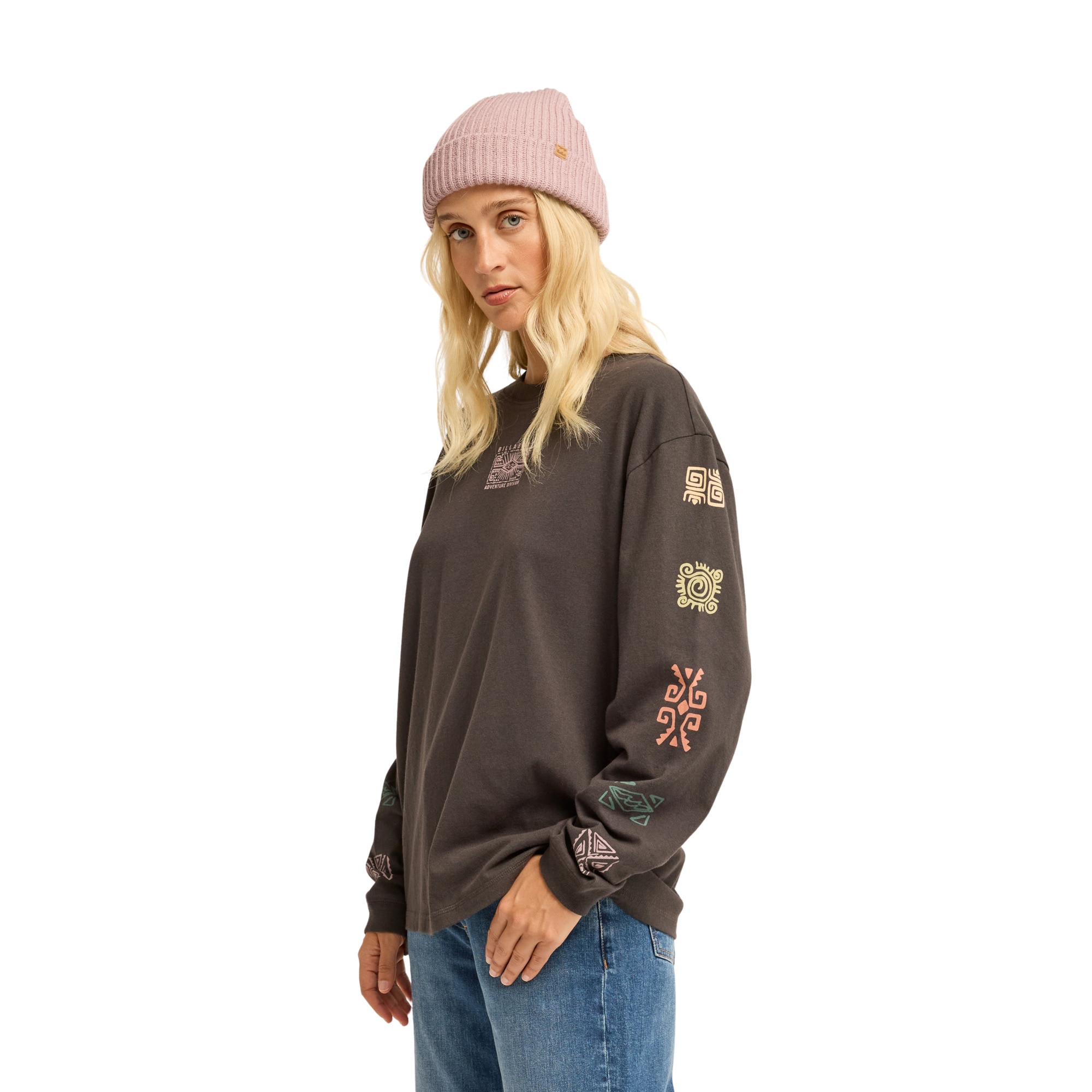 Imagen 4 de Camiseta de mujer A/DIV Stamp Billabong - Negro Negro