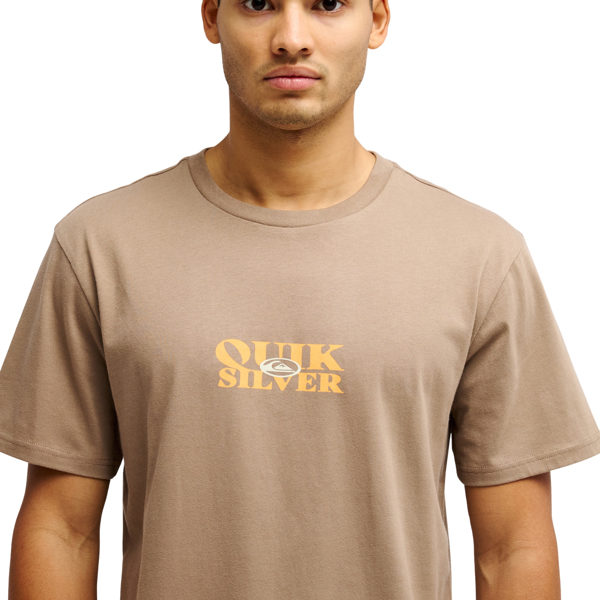 Camiseta de hombre TRUE Quiksilver - Marrón Marrón-4