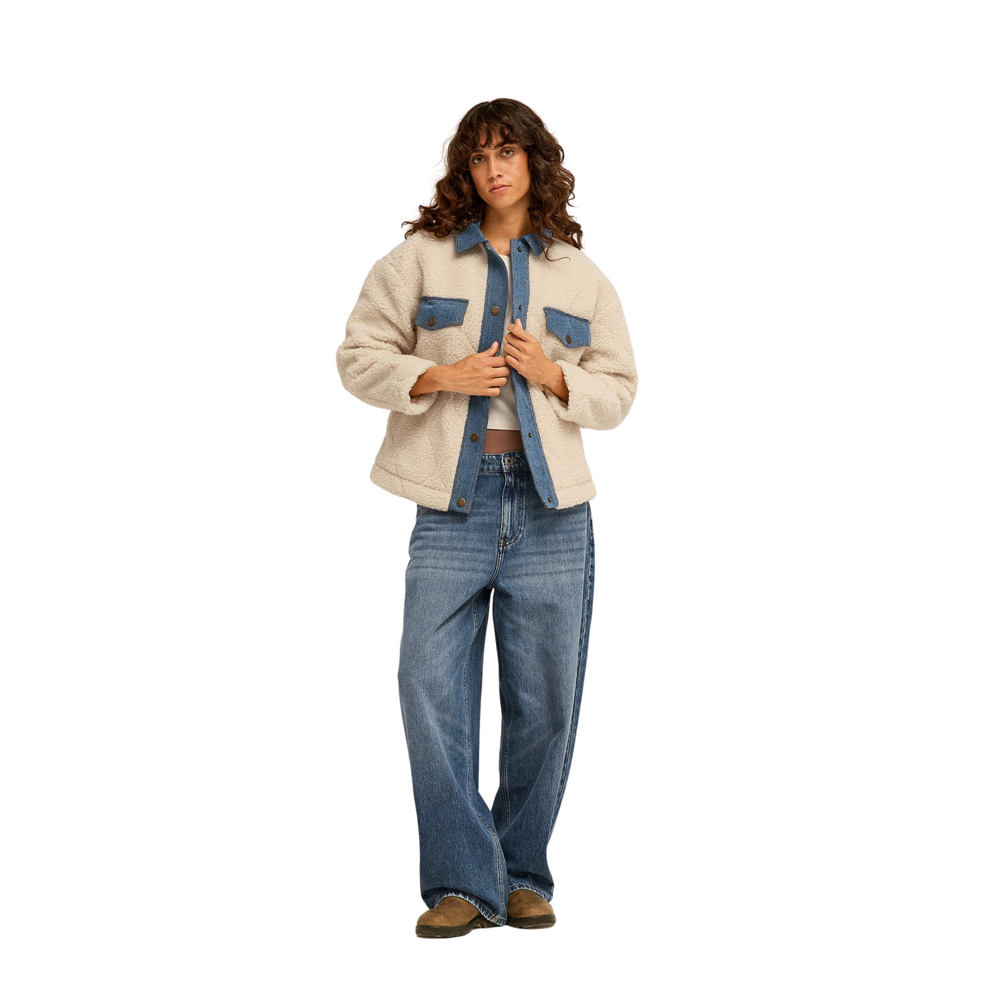 Imagen 3 de Chaqueta de mujer Stay Golden Billabong - Blanco Blanco