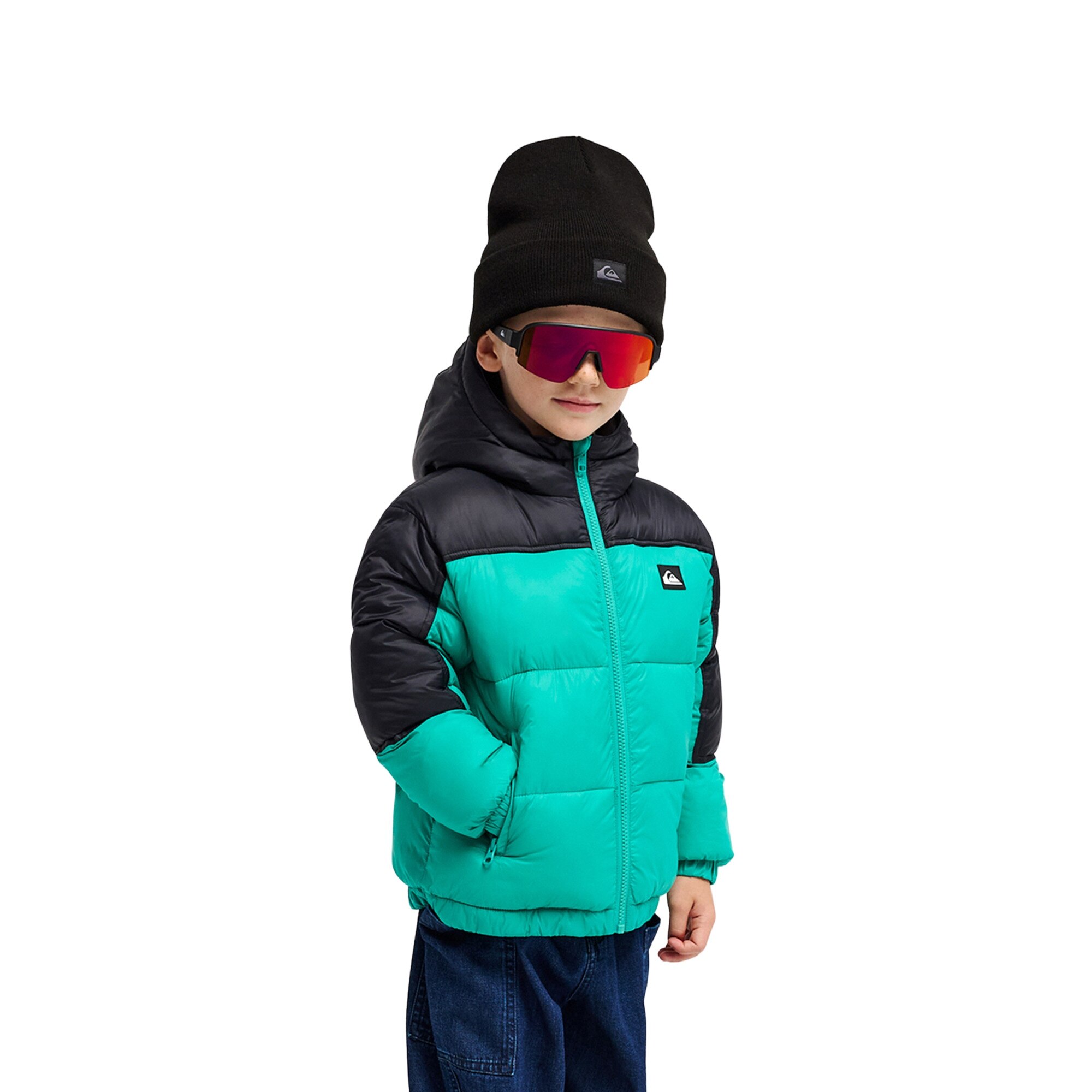 Chaqueta de niños Cold Days Quiksilver - Verde Verde-3