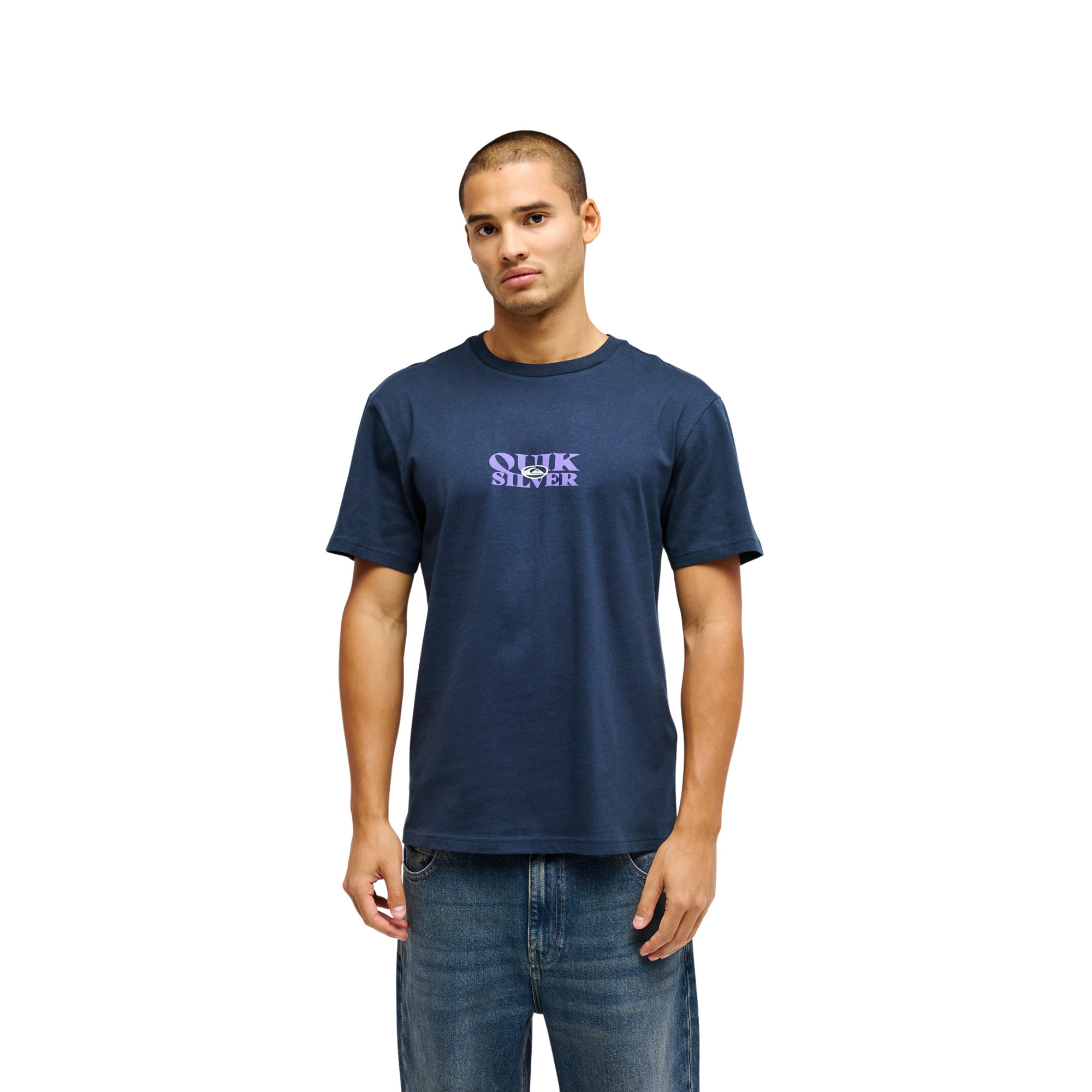 Camiseta de hombre TRUE Quiksilver - Azul marino Azul marino-1