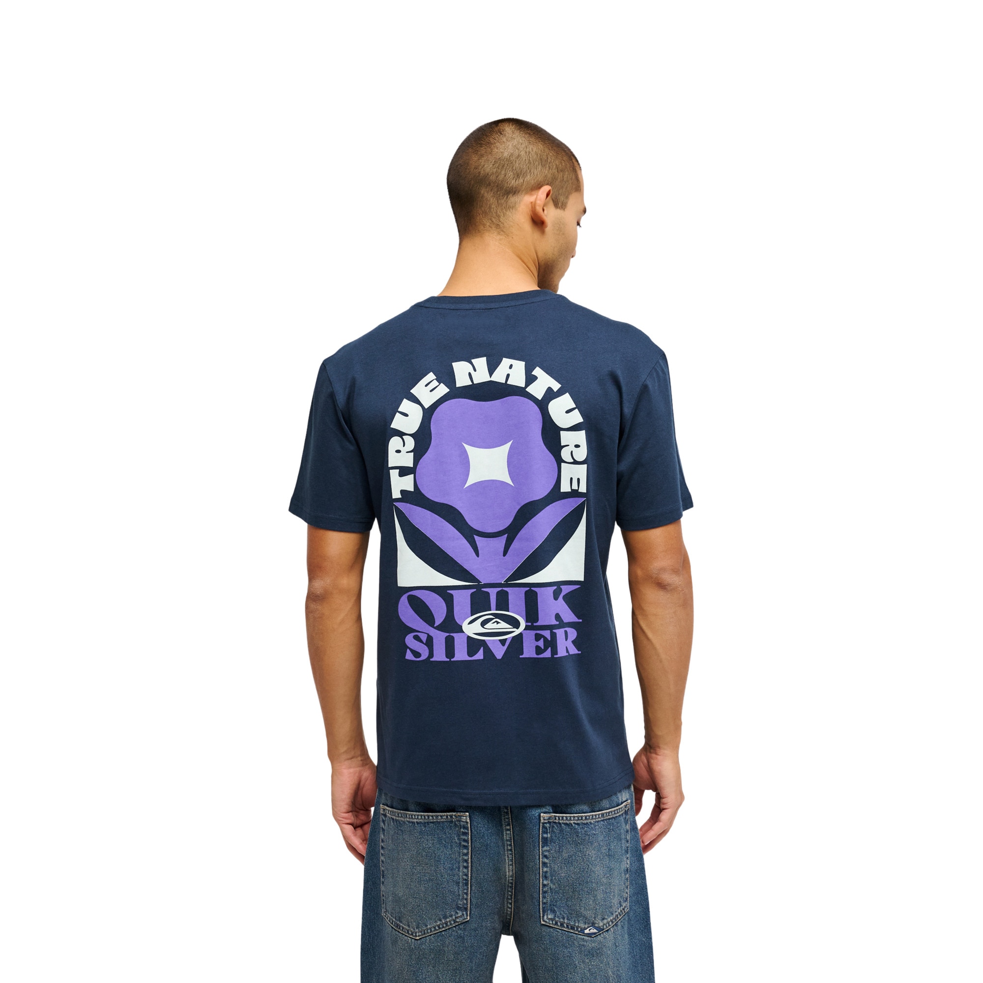 Camiseta de hombre TRUE Quiksilver - Azul marino Azul marino-2