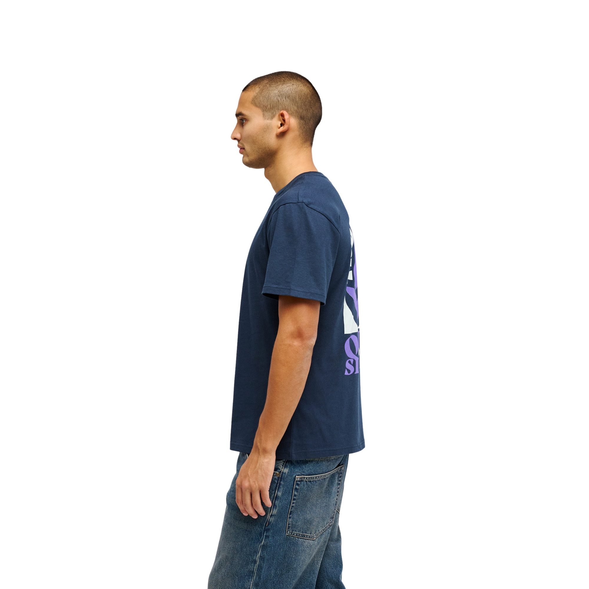 Camiseta de hombre TRUE Quiksilver - Azul marino Azul marino-3