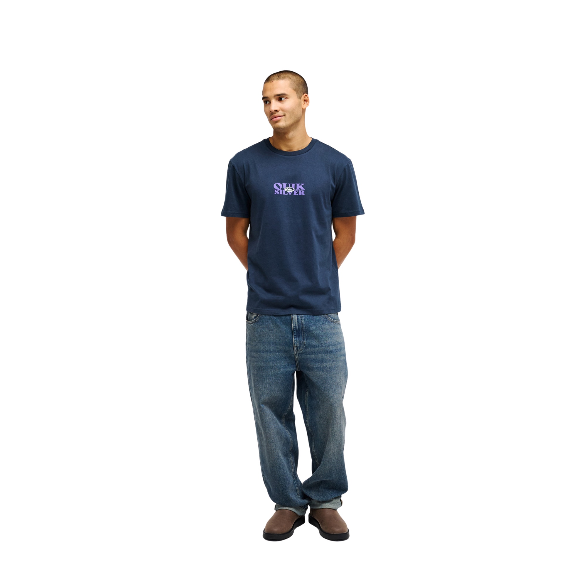 Camiseta de hombre TRUE Quiksilver - Azul marino Azul marino-5