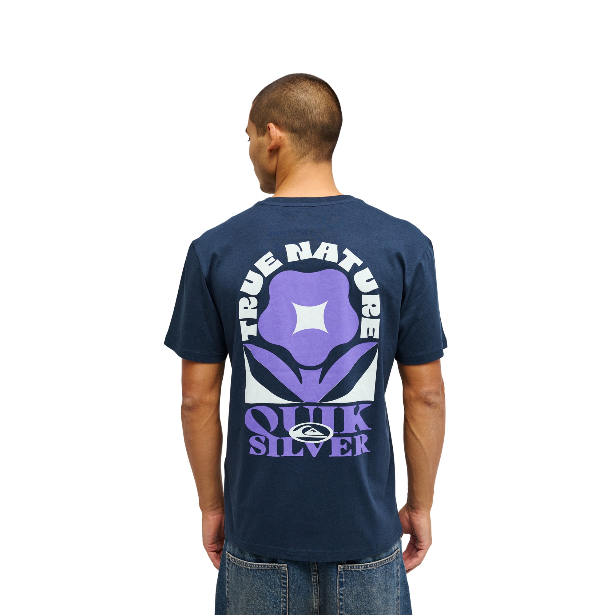 Camiseta de hombre TRUE Quiksilver - Azul marino Azul marino-6