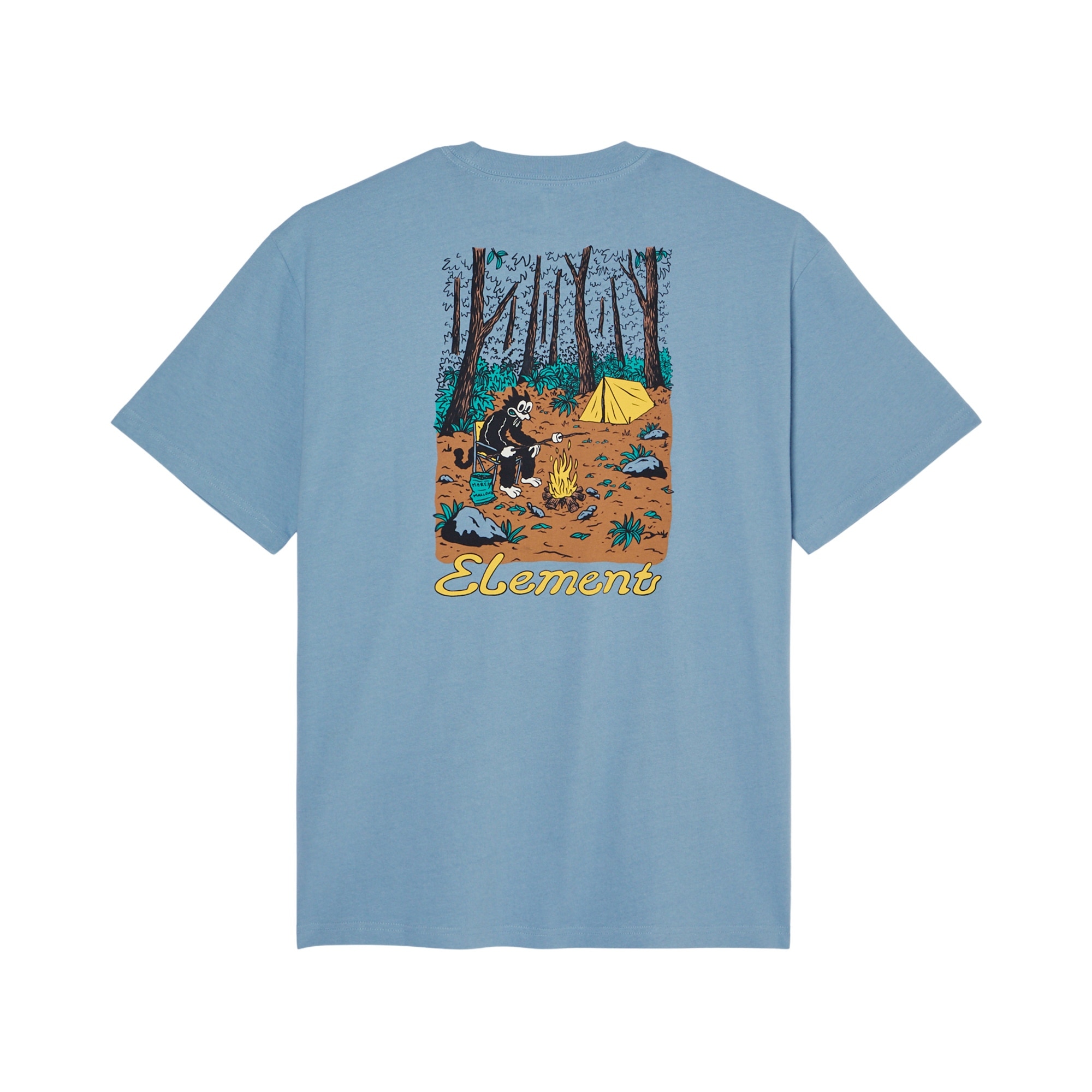 Camiseta de hombre Marshmallo Element - Azul denim Azul denim-5