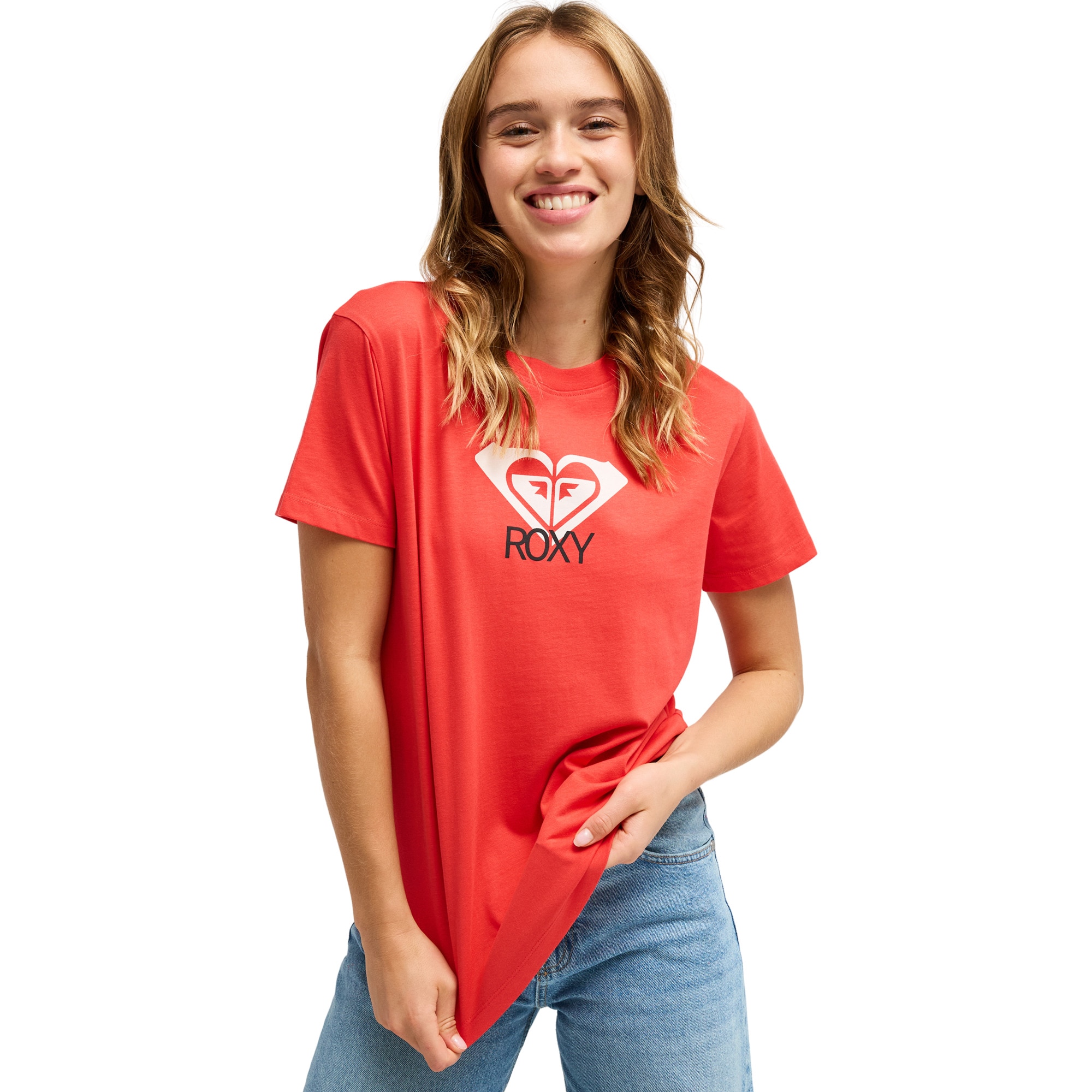Camisetas de mujer Ocean Road Art Roxy - Rojo Rojo-1