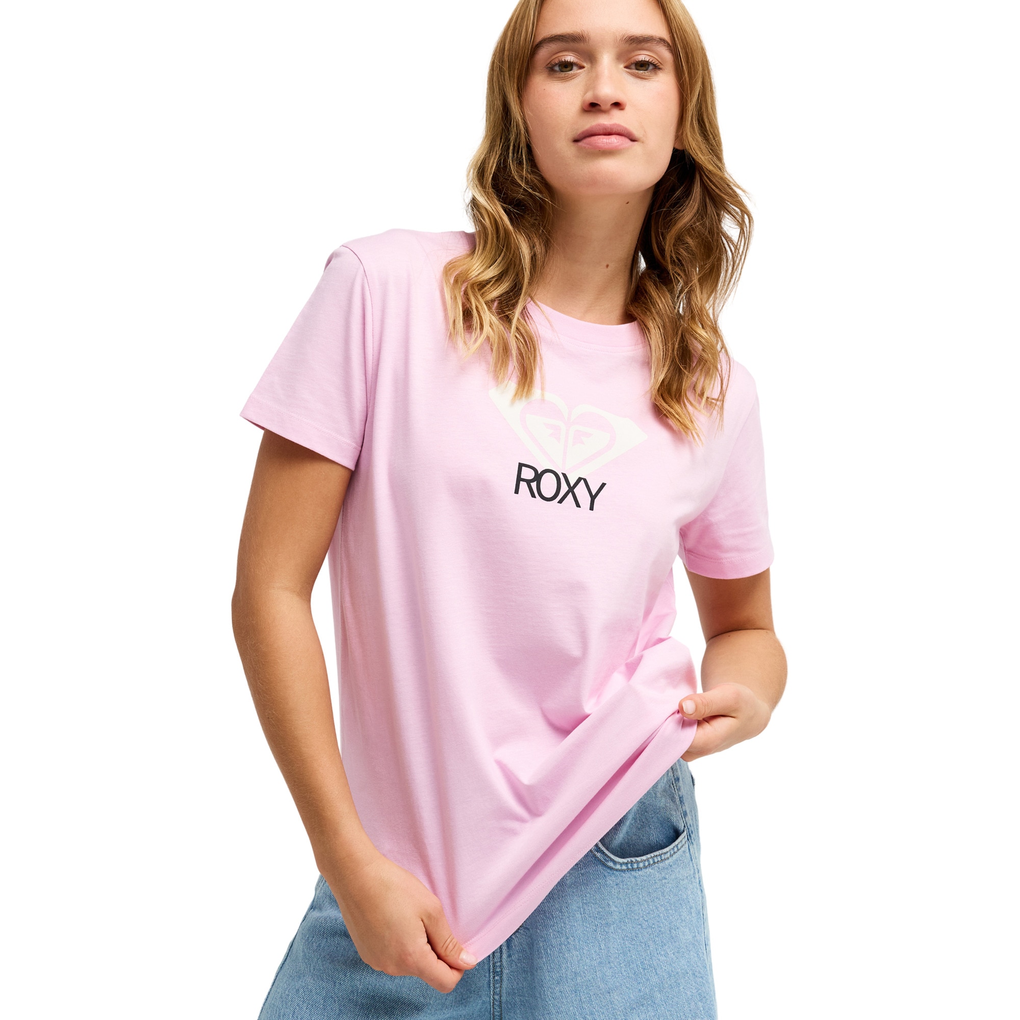 Camisetas de mujer Ocean Road Art Roxy - Rosa Rosa-1