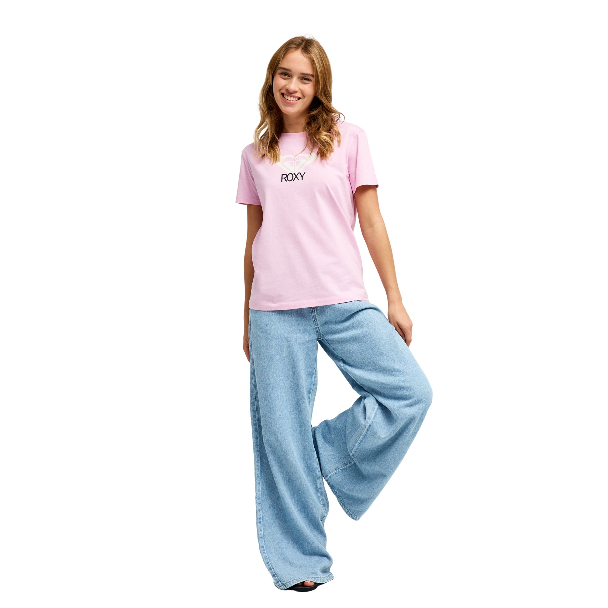 Camisetas de mujer Ocean Road Art Roxy - Rosa Rosa-5