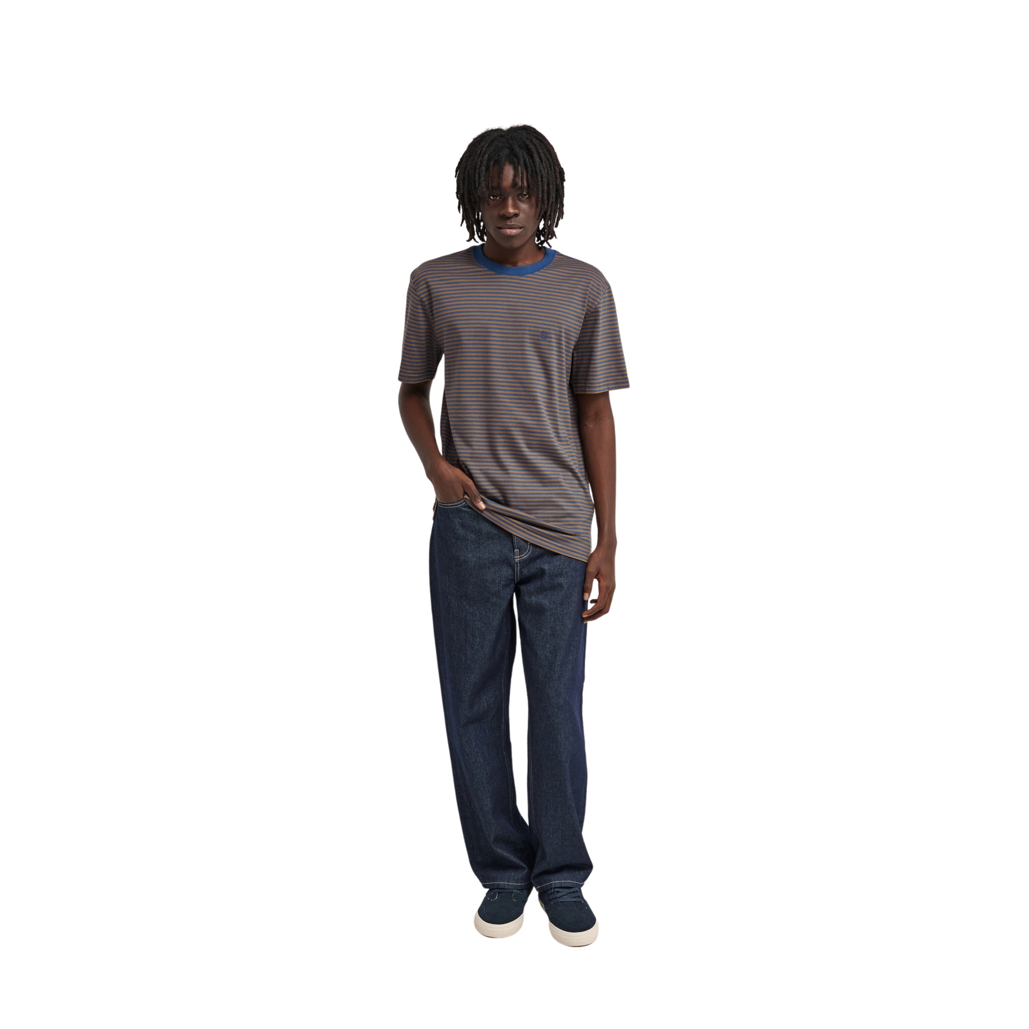 Camiseta de hombre Icon Embroidery Element - Marrón Marrón-3