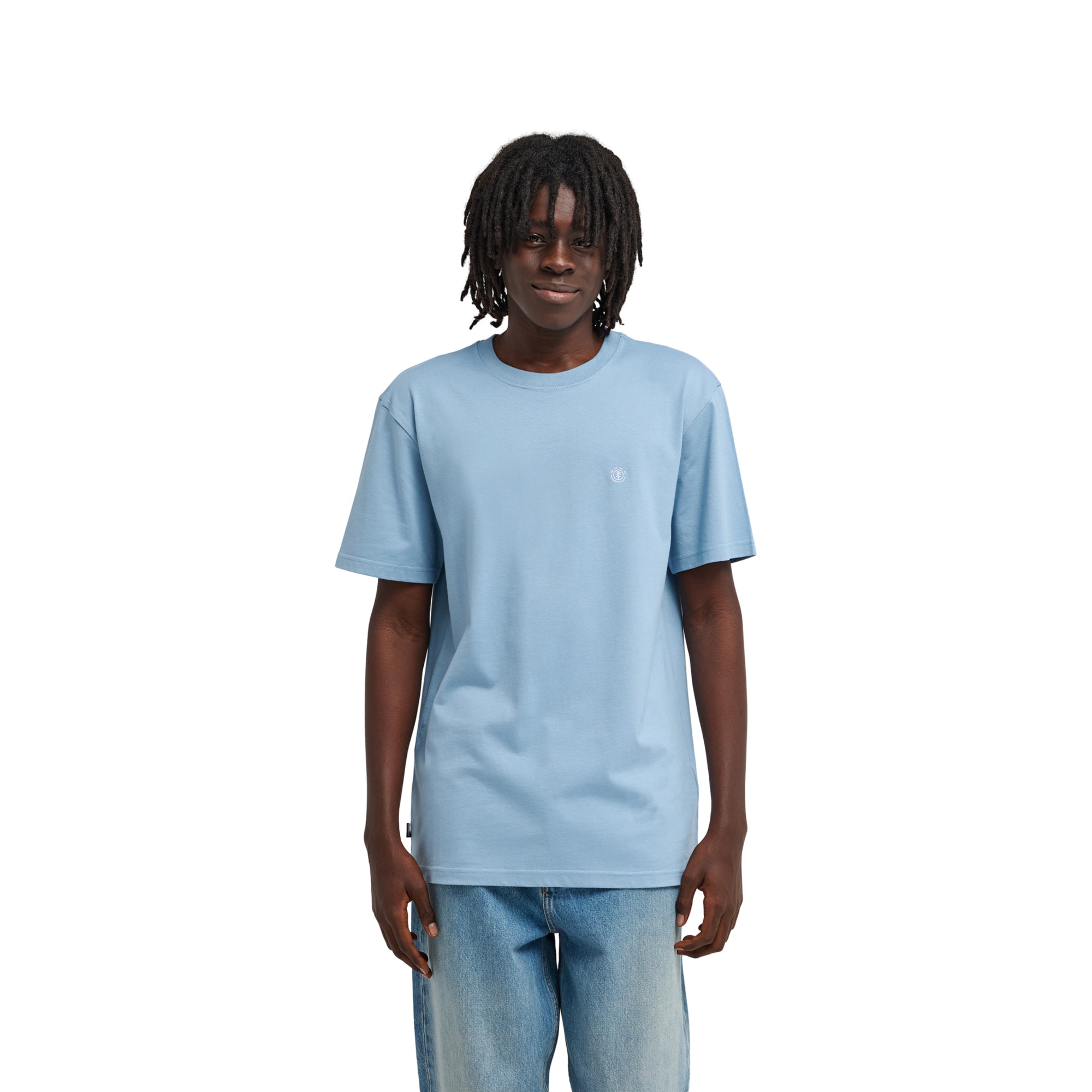 Camiseta de hombre Icon Embroidery Element - Azul denim Azul denim-1