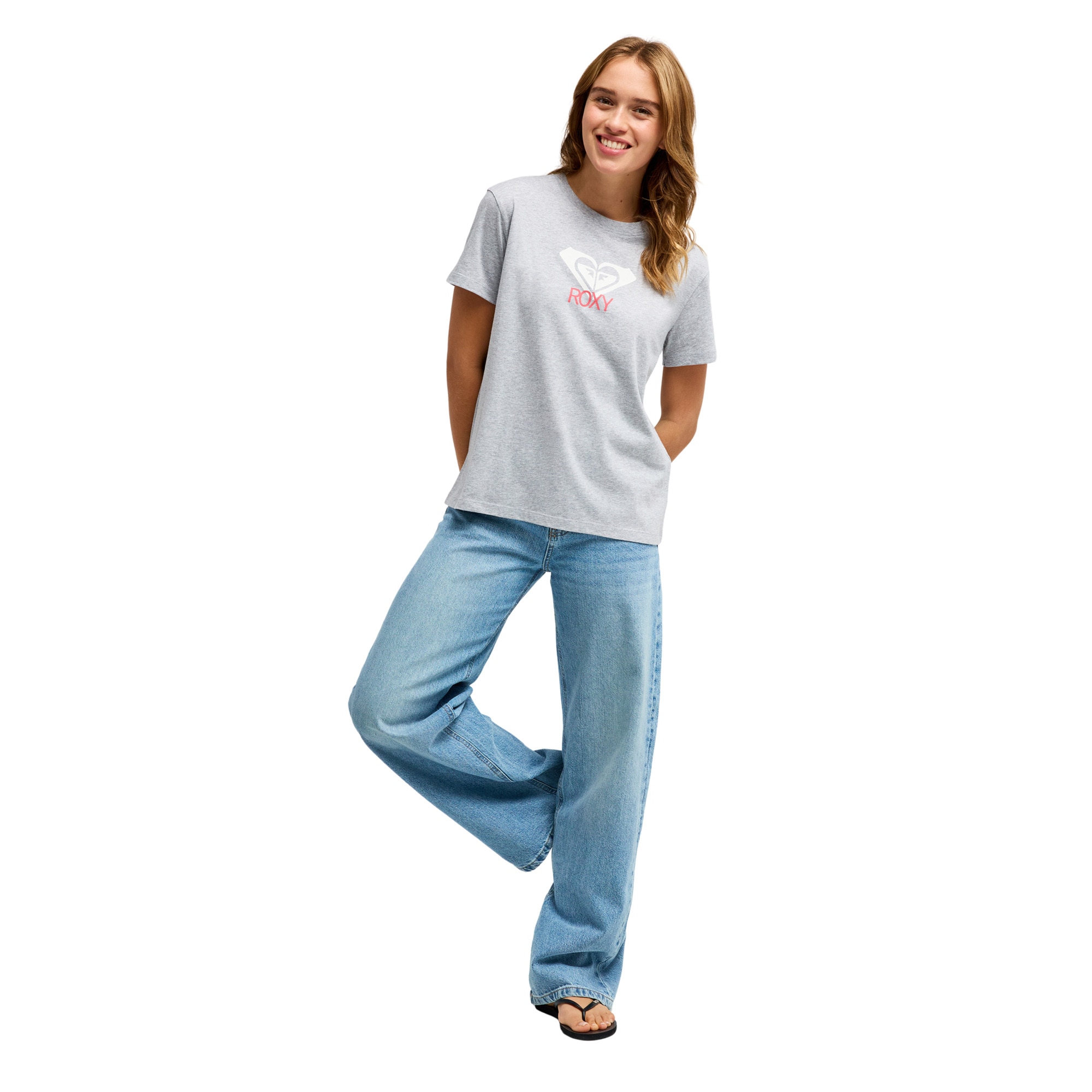 Imagen 5 de Camisetas de mujer Ocean Road Art Roxy - Gris Gris
