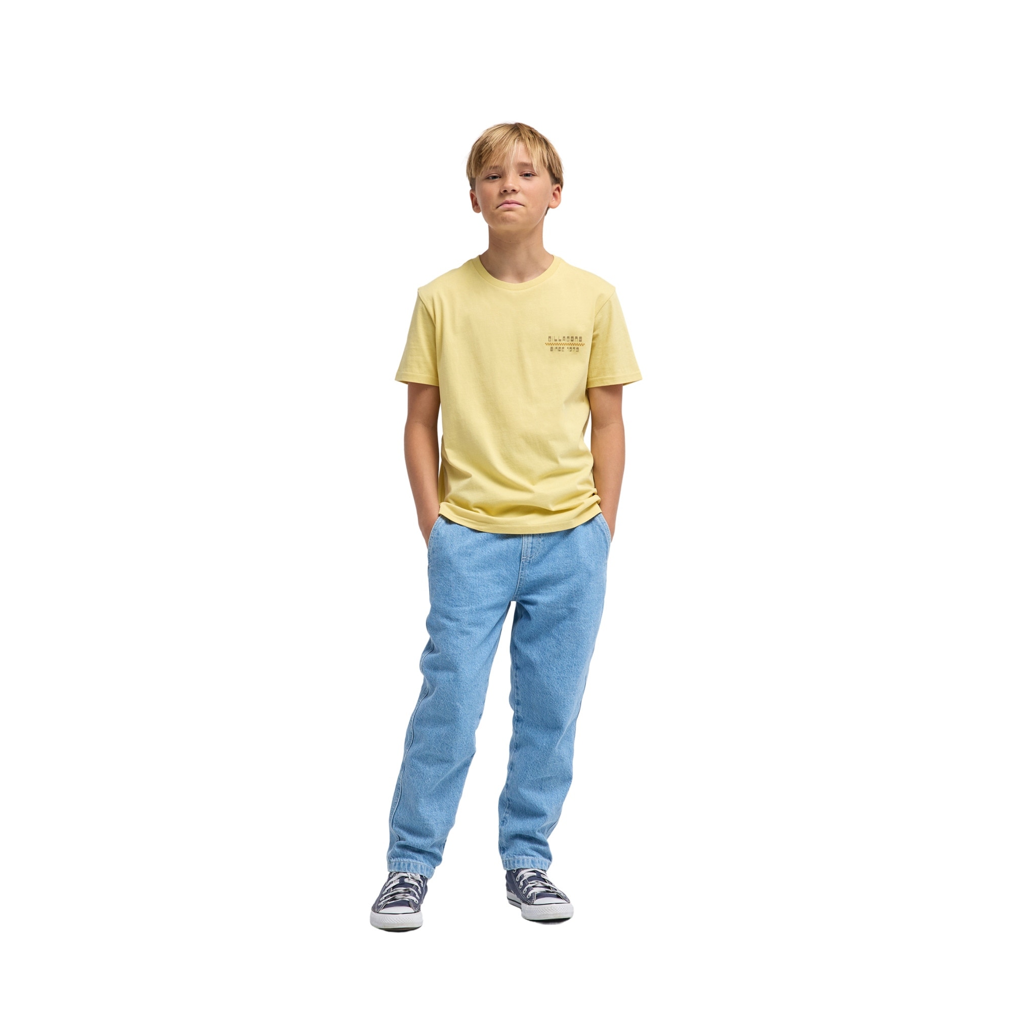 Camiseta de niños Secret Spot Billabong - Amarillo Amarillo-3
