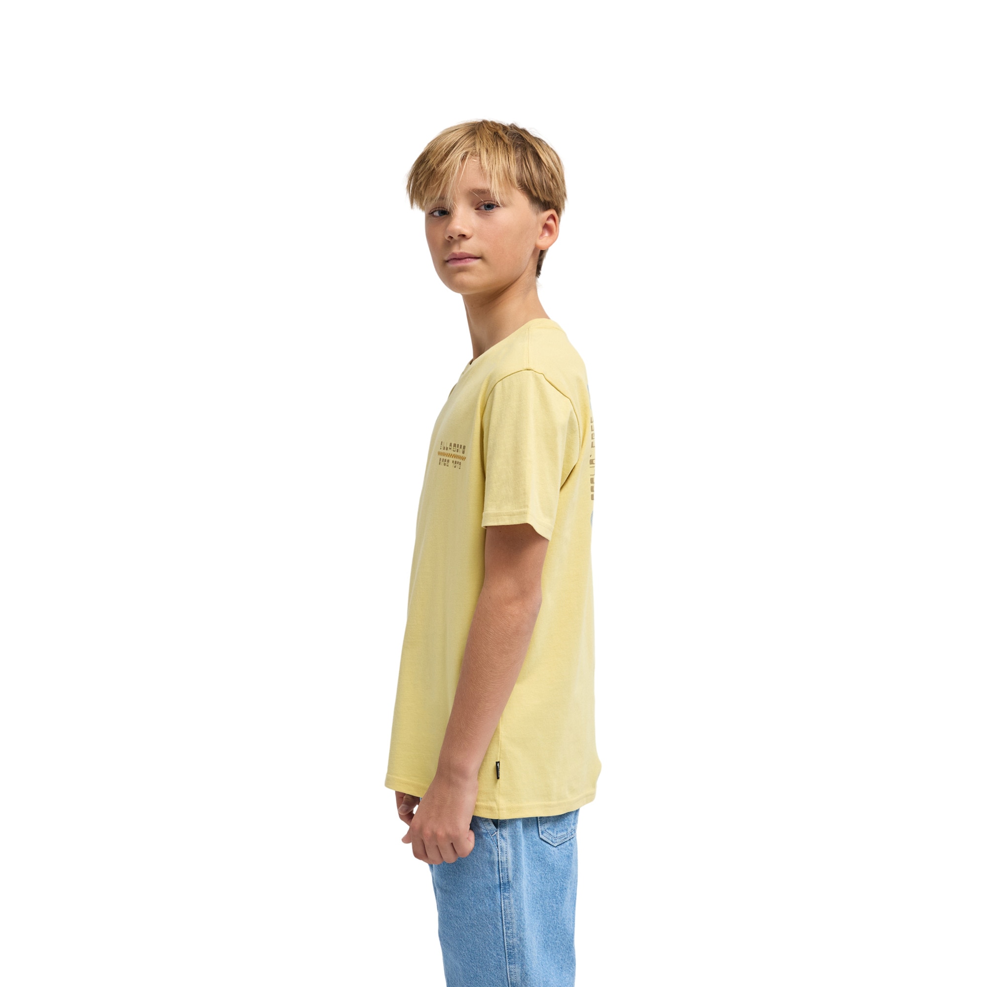 Camiseta de niños Secret Spot Billabong - Amarillo Amarillo-4