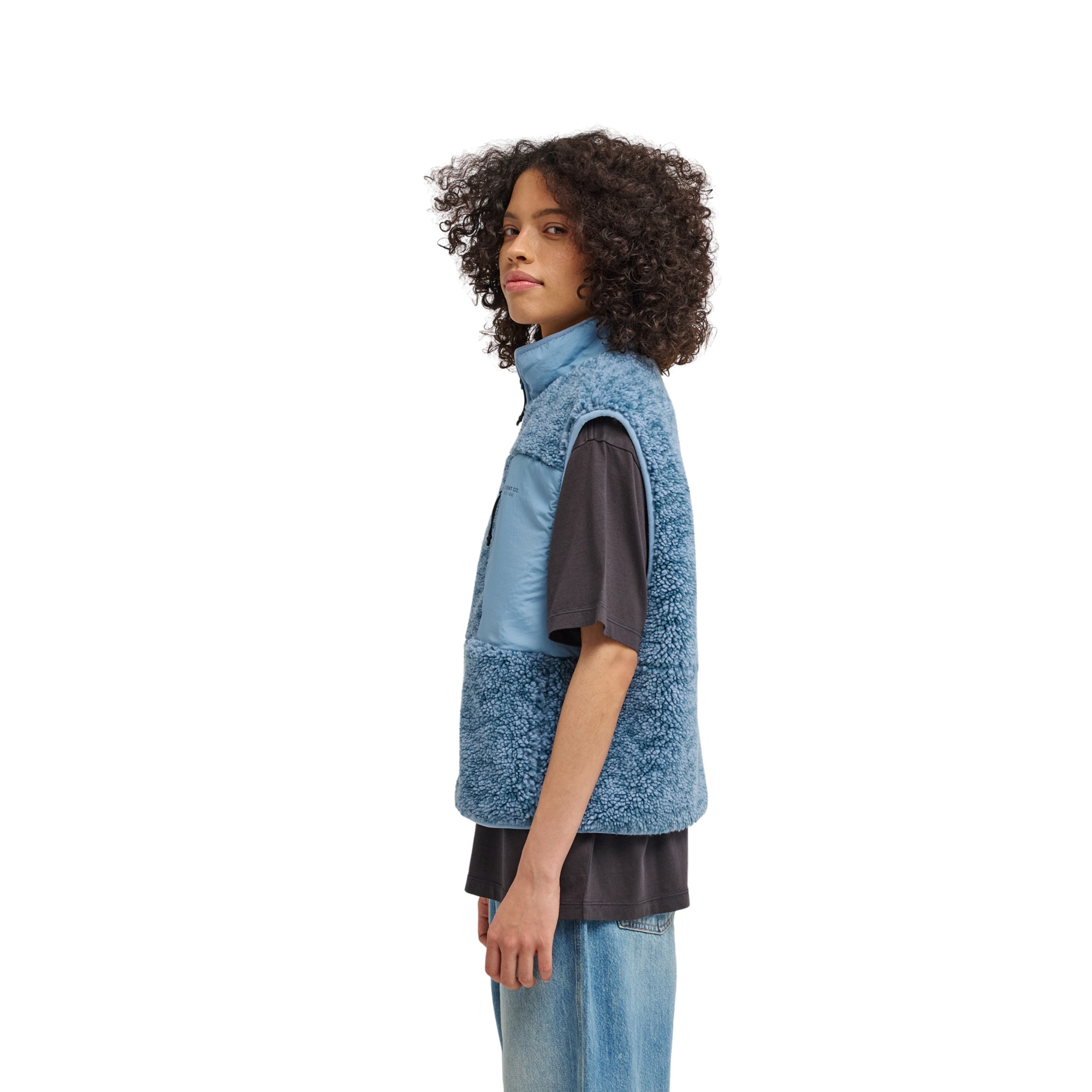 Imagen 3 de Chaleco de sherpa de mujer Lake Sherpa W Element - Azul denim Azul denim