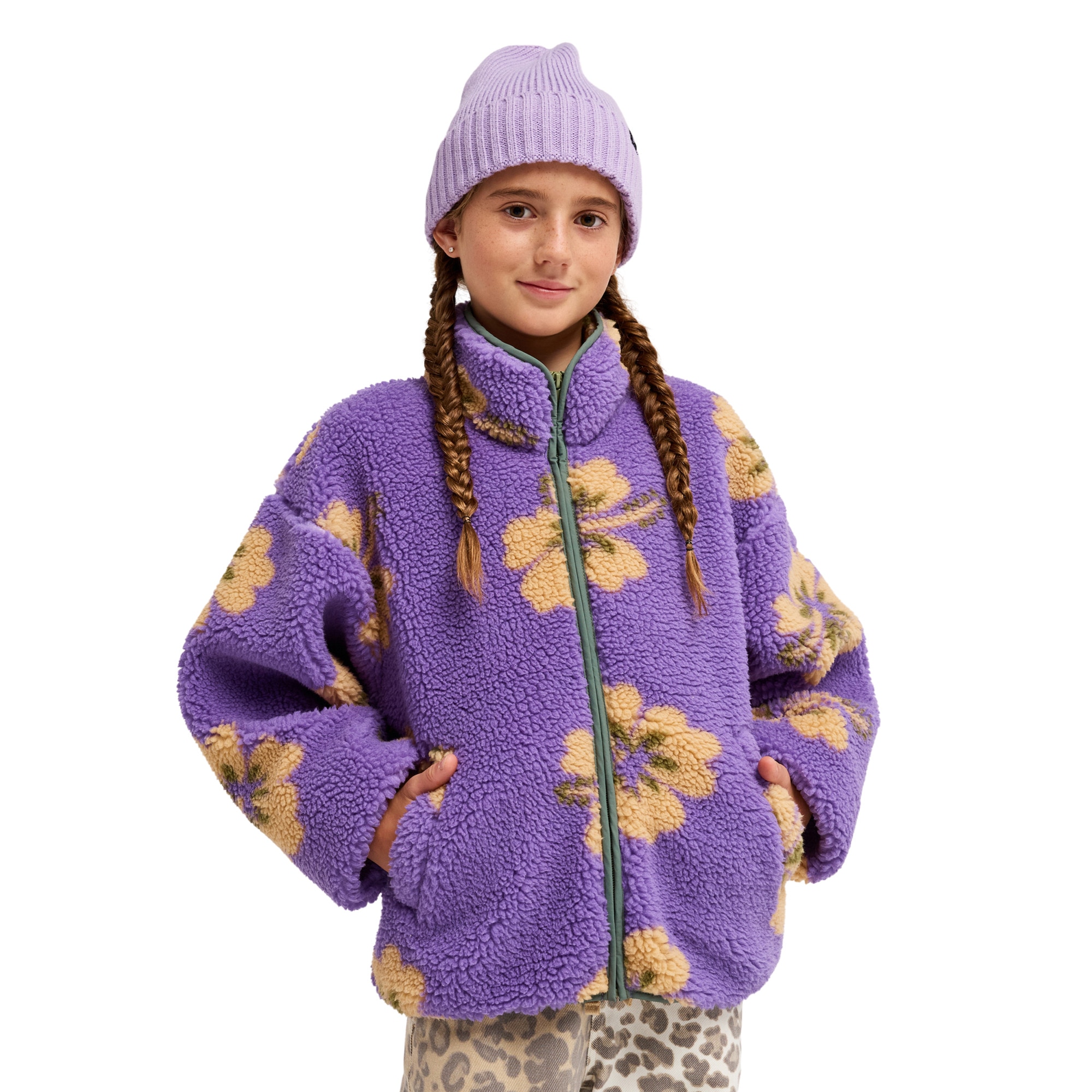Forro polar de niños Like Electricity Roxy - Morado Morado-1