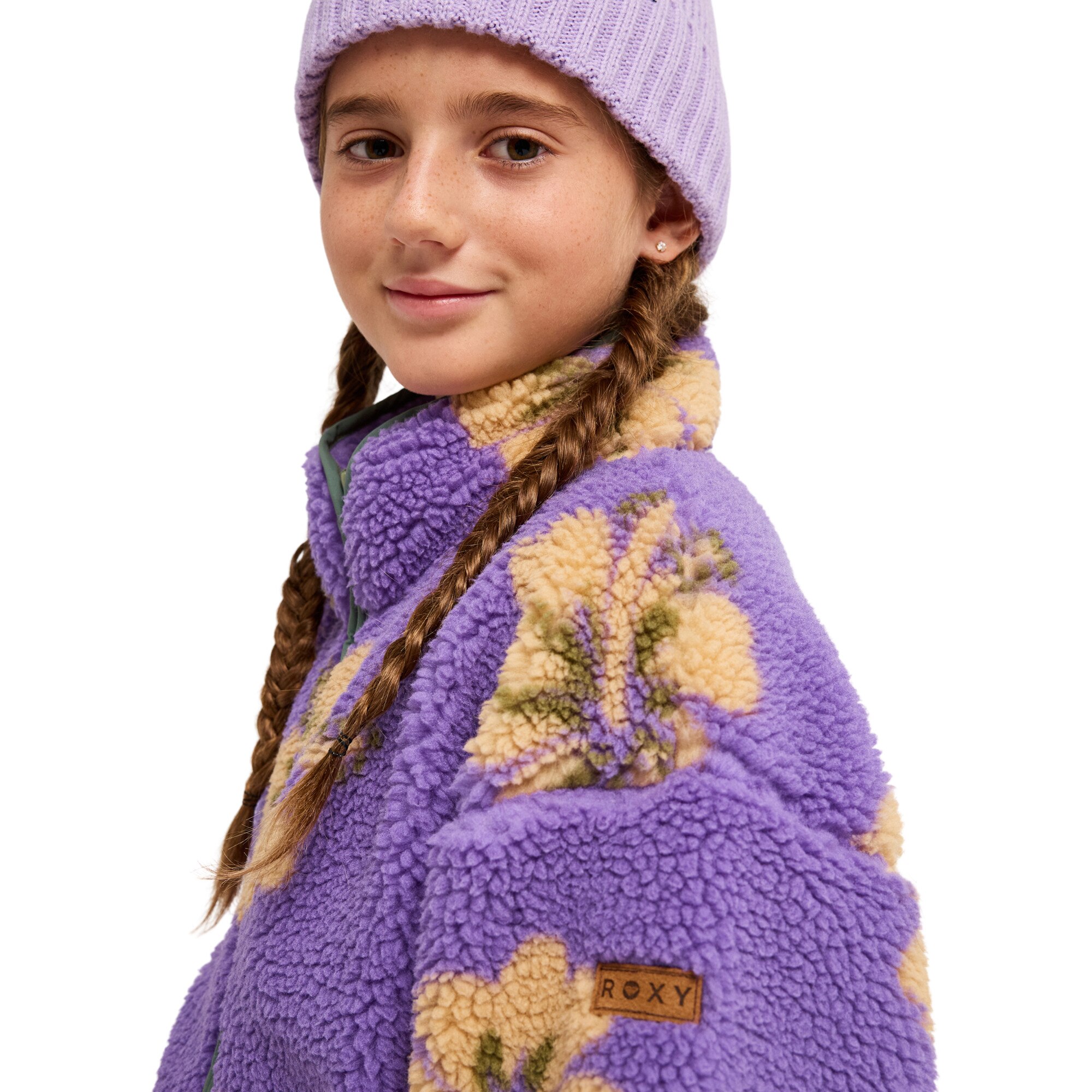 Forro polar de niños Like Electricity Roxy - Morado Morado-6