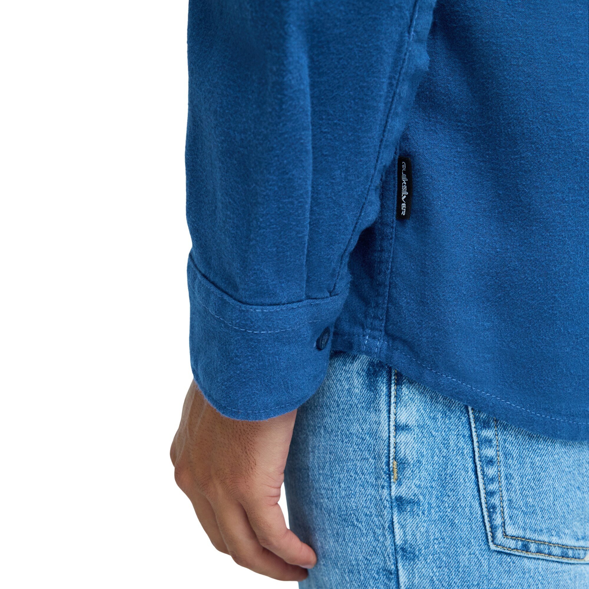 Camisa de hombre Motherfly Solid Quiksilver - Azul Azul-6