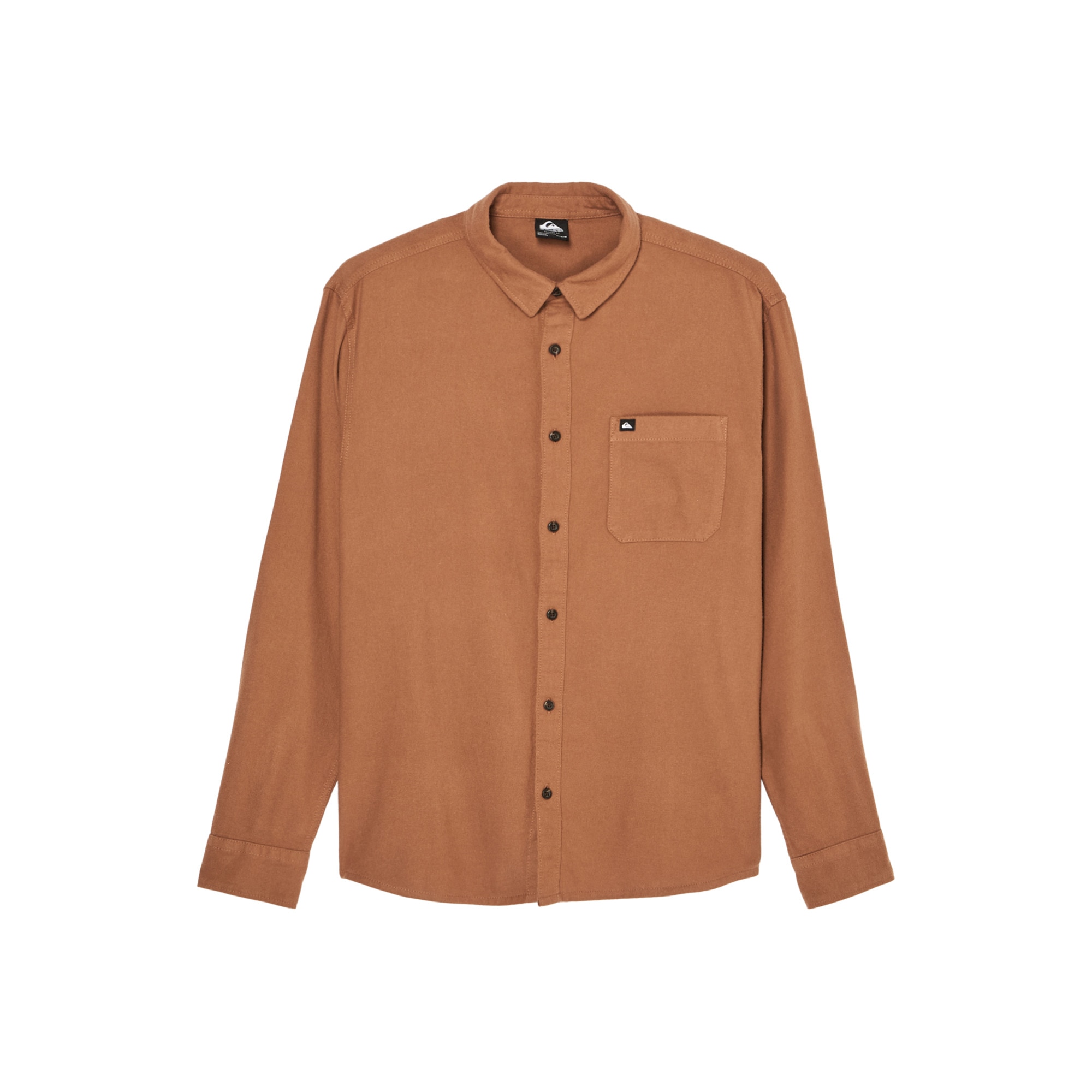Camisa de hombre Motherfly Solid Quiksilver - Marrón Marrón-1