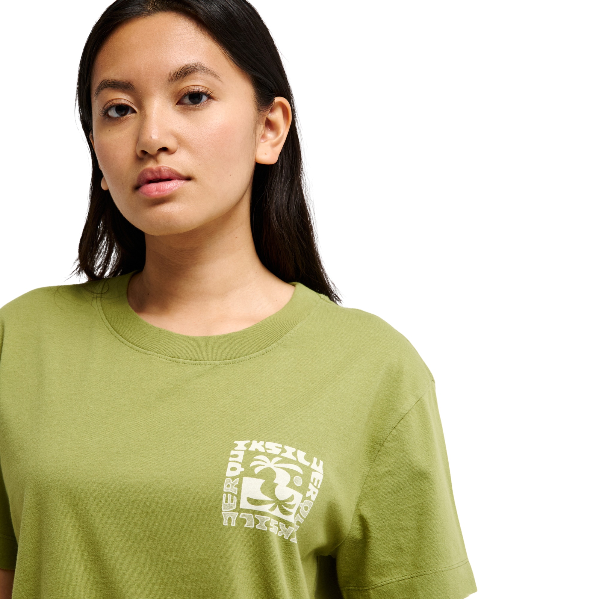 Imagen 4 de Camiseta de mujer Standard Quiksilver - Verde Verde