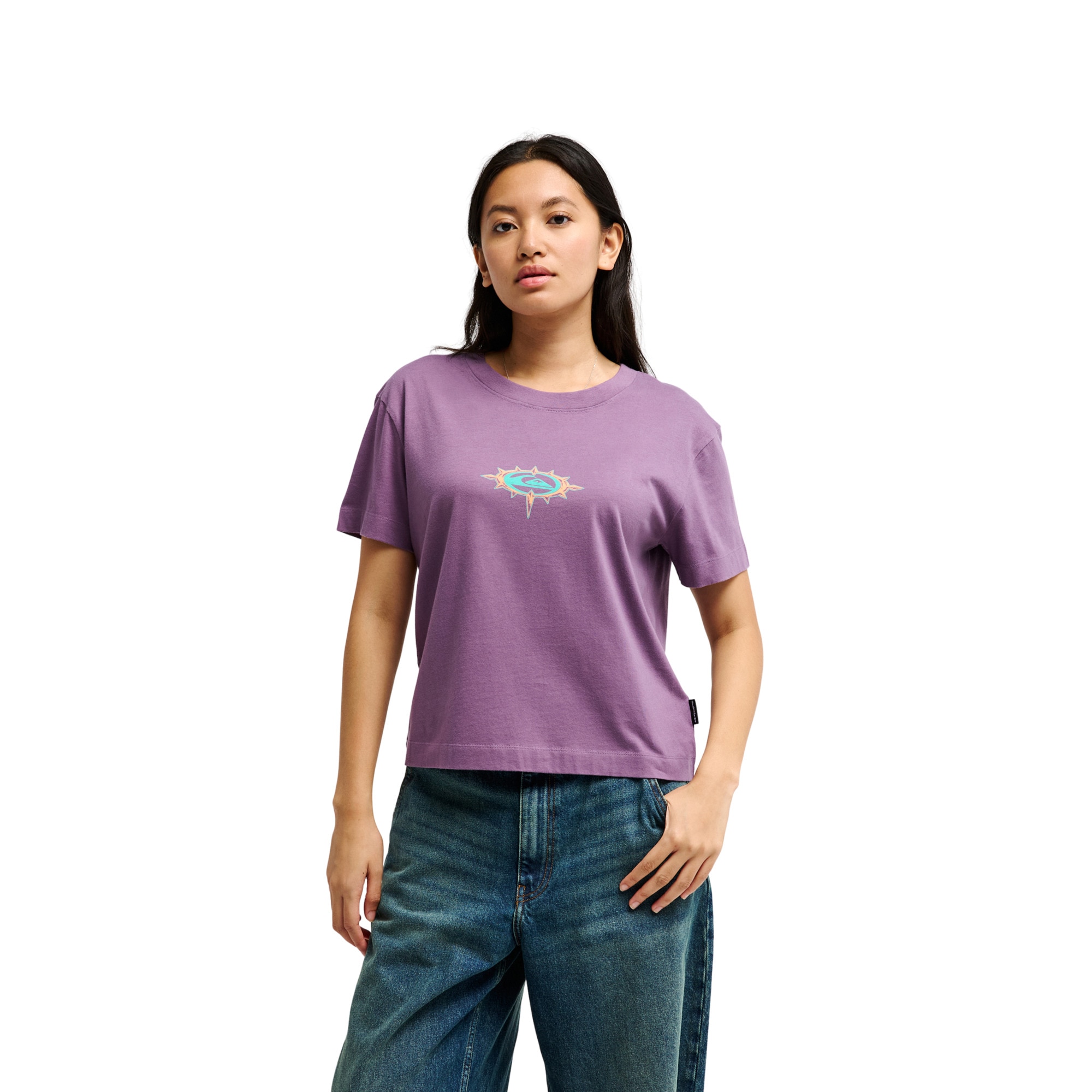 Imagen 1 de Camiseta de mujer Standard Quiksilver - Morado Morado