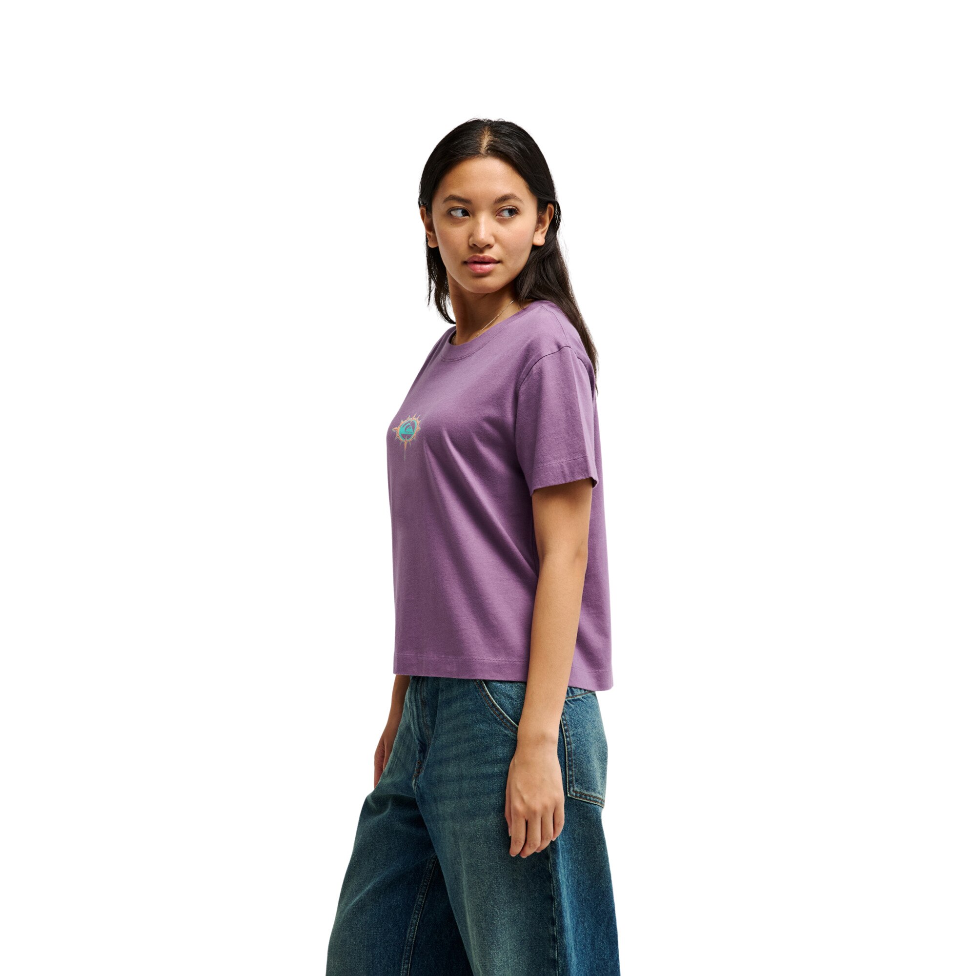 Imagen 3 de Camiseta de mujer Standard Quiksilver - Morado Morado