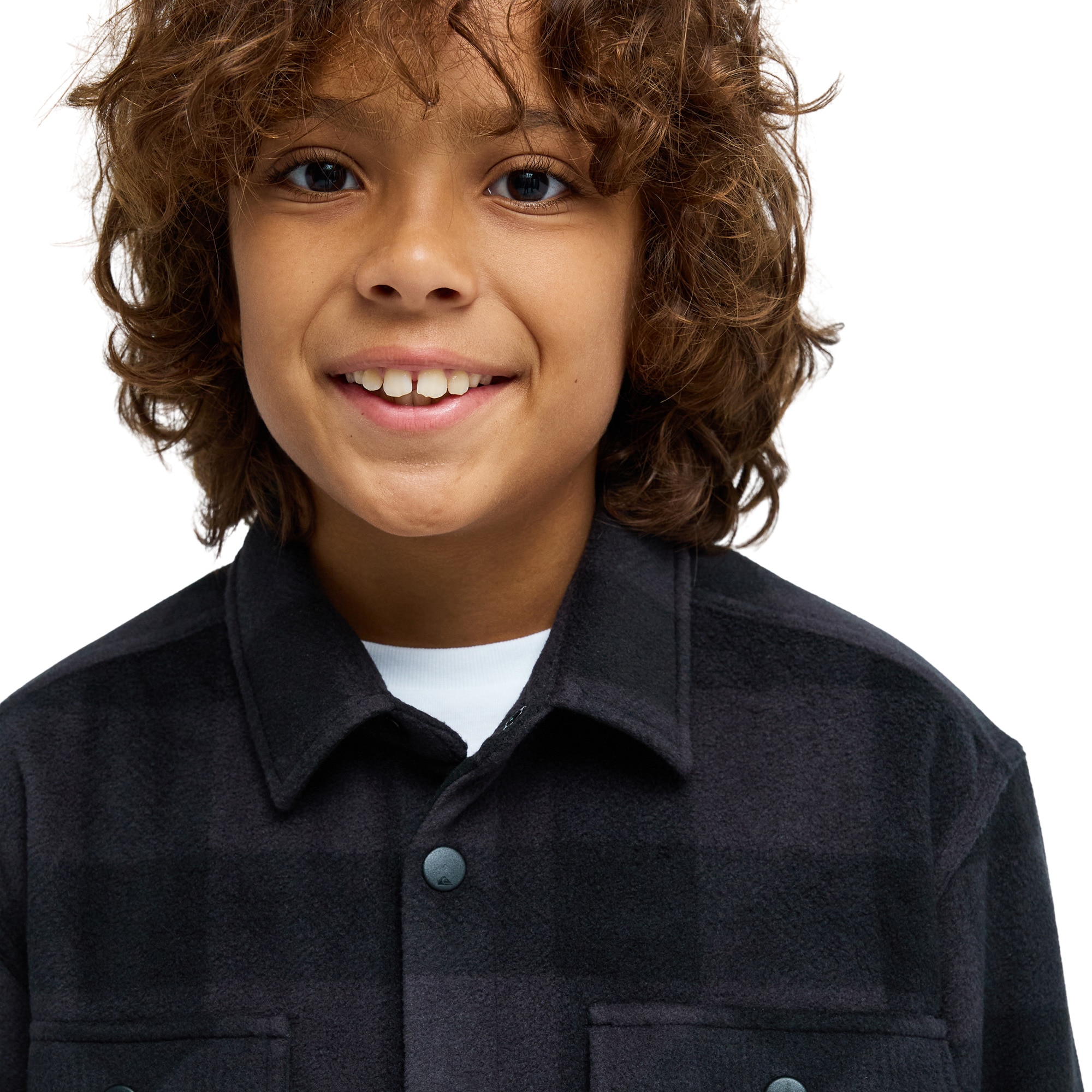 Camisa de niños Venture Polar Quiksilver - Negro Negro-4