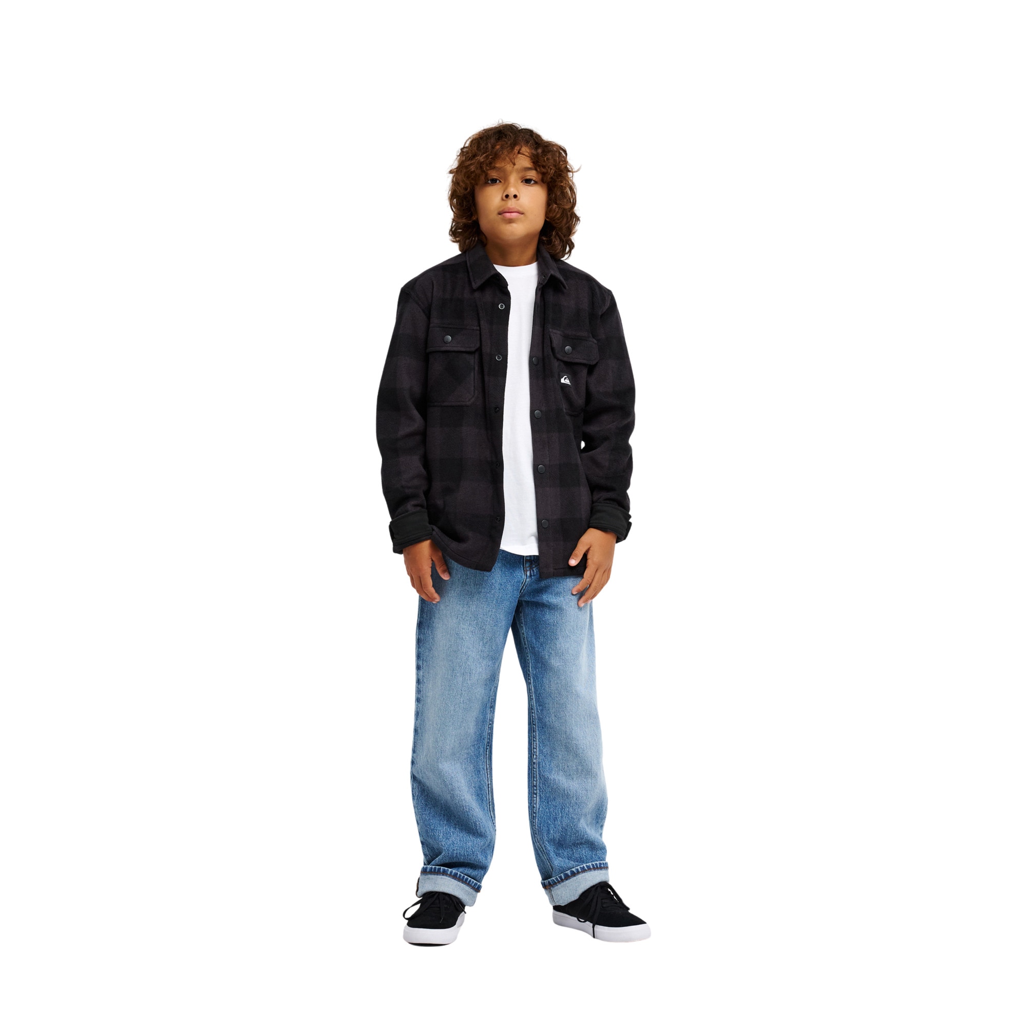 Camisa de niños Venture Polar Quiksilver - Negro Negro-5