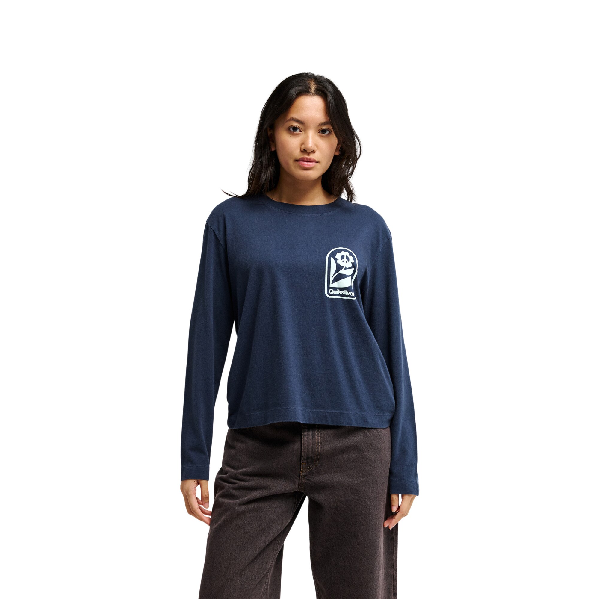 Imagen 1 de Camiseta de mujer Standard Quiksilver - Azul marino Azul marino