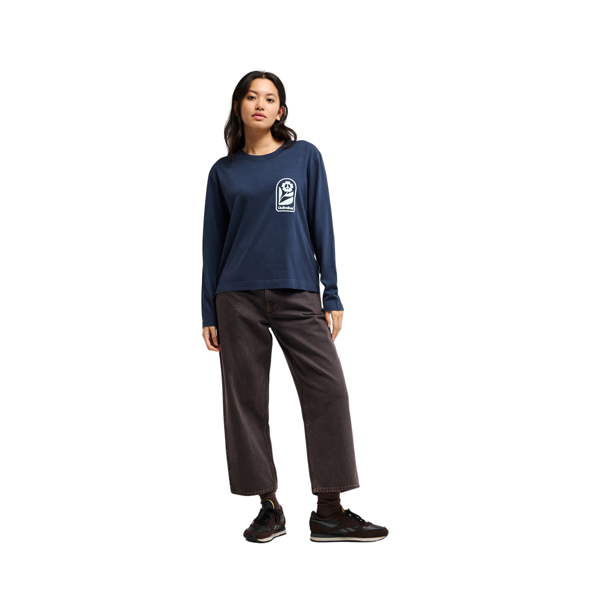 Imagen 4 de Camiseta de mujer Standard Quiksilver - Azul marino Azul marino