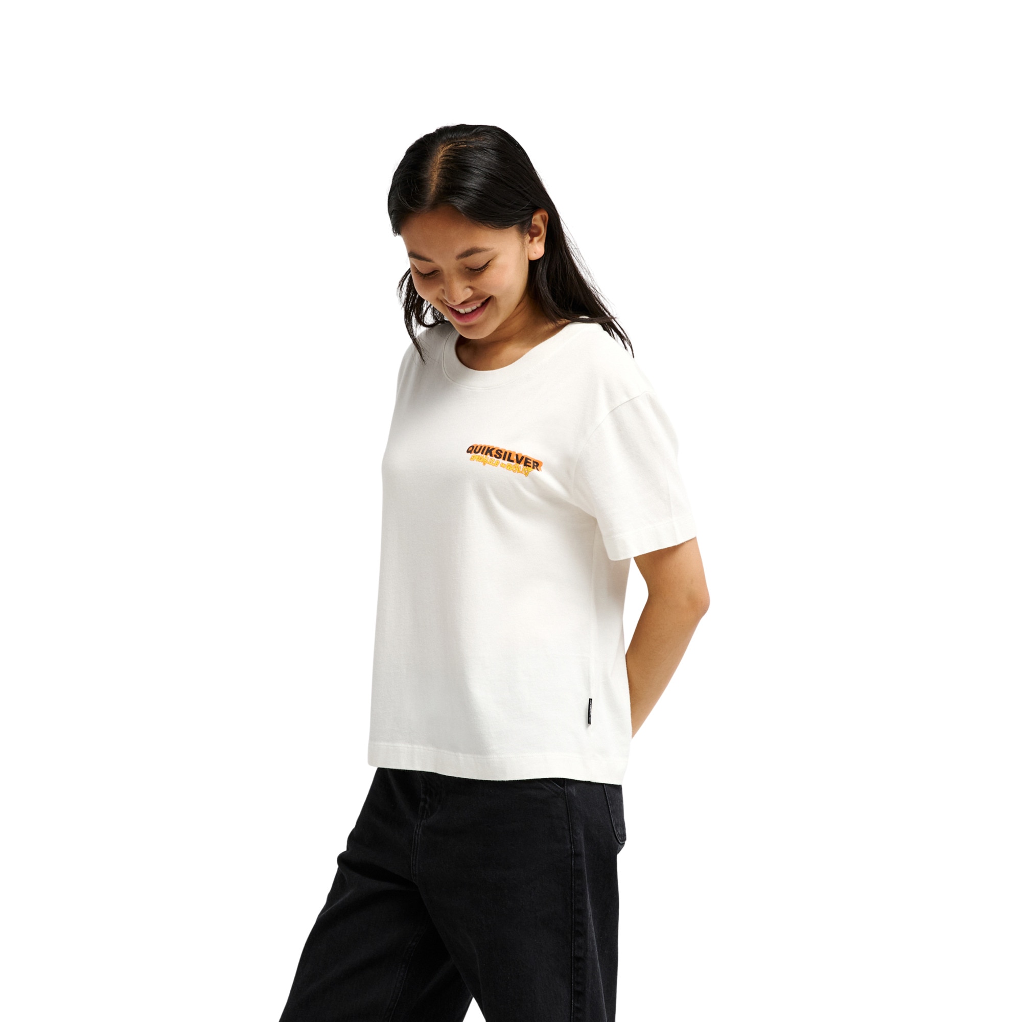 Imagen 3 de Camiseta de mujer Standard Quiksilver - Blanco Blanco