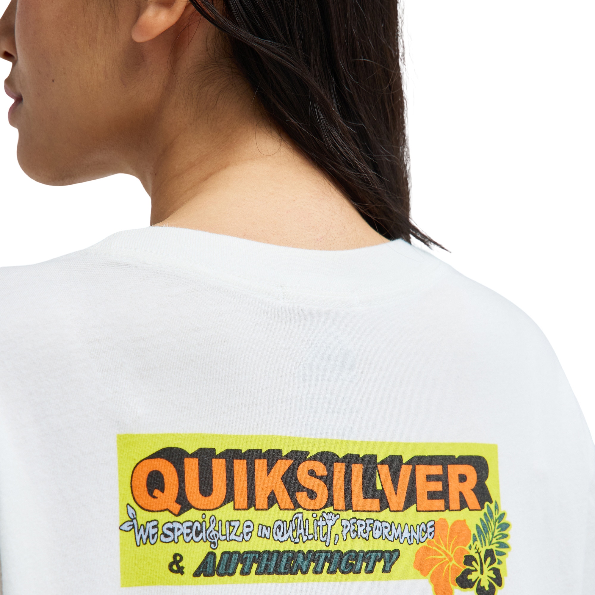 Imagen 6 de Camiseta de mujer Standard Quiksilver - Blanco Blanco
