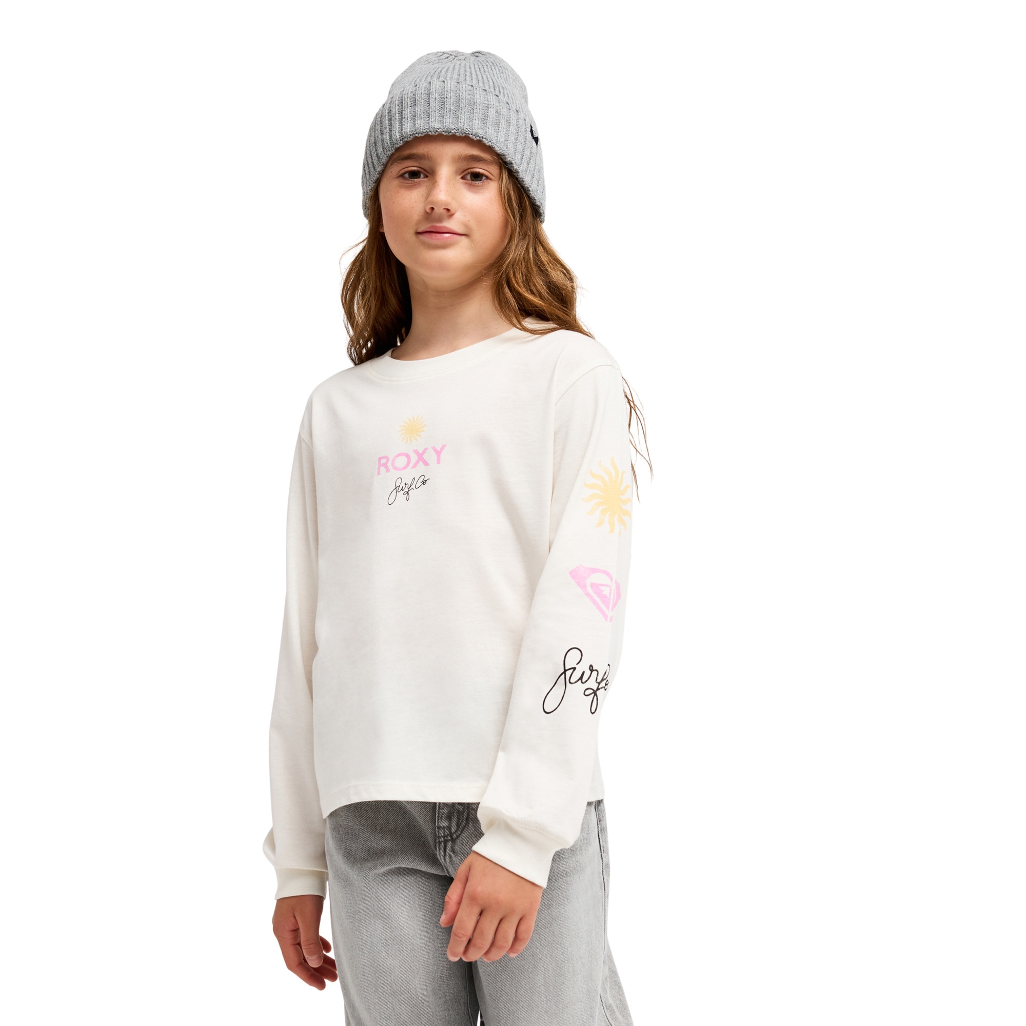 Imagen 0 de Camisetas de niños Orchidregular Roxy Blanco
