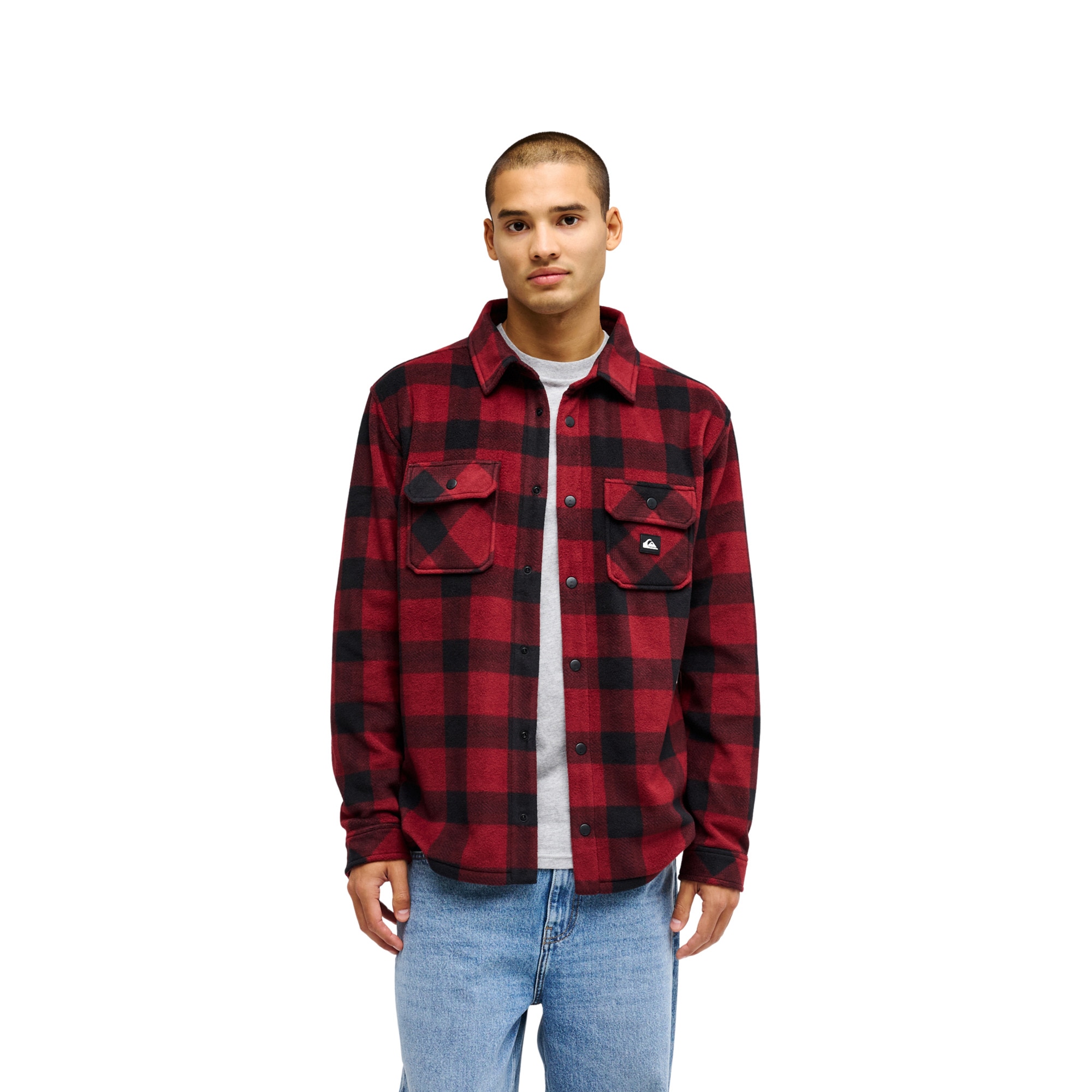 Forro polar de hombre Venture Quiksilver - Rojo cereza Rojo cereza-1