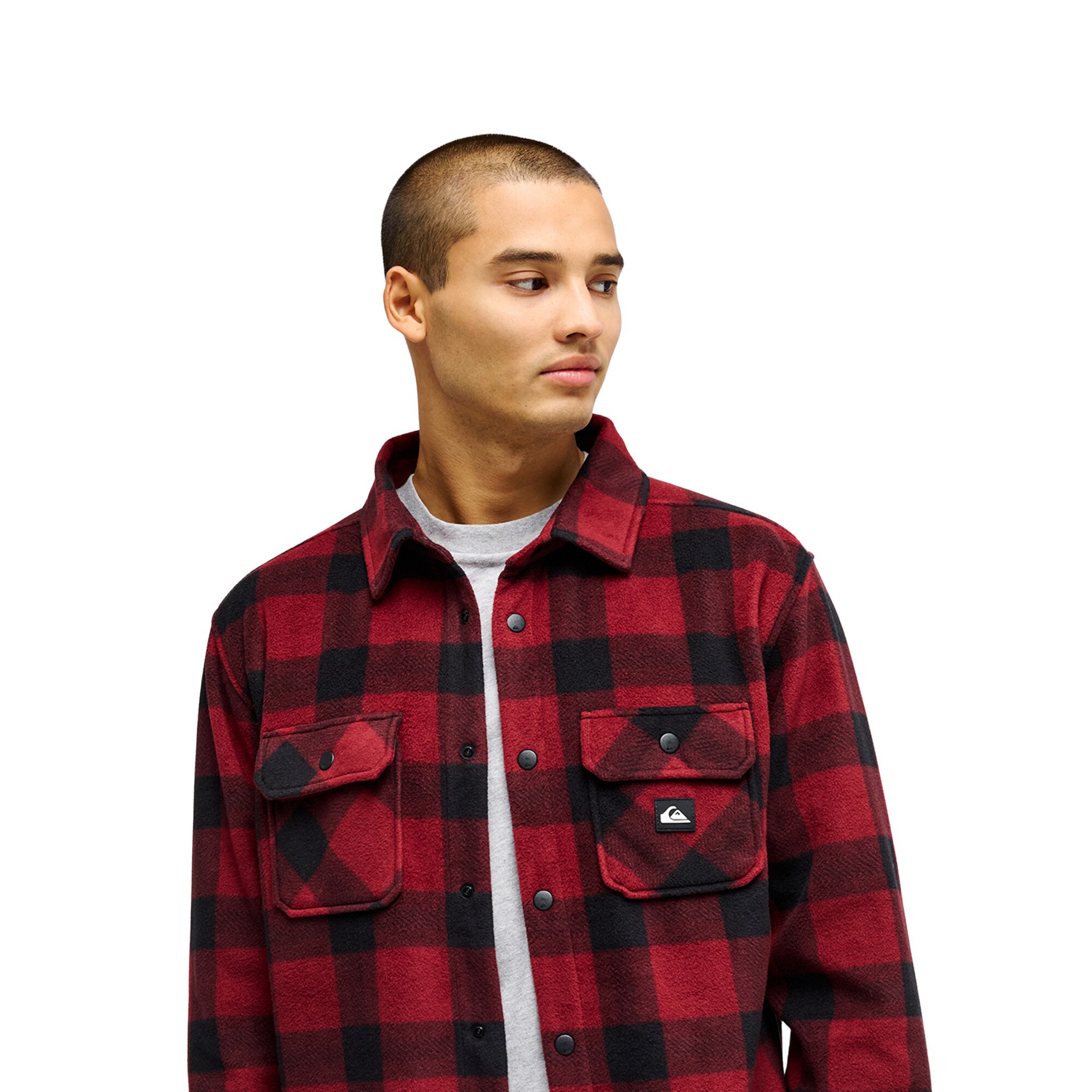 Forro polar de hombre Venture Quiksilver - Rojo cereza Rojo cereza-4