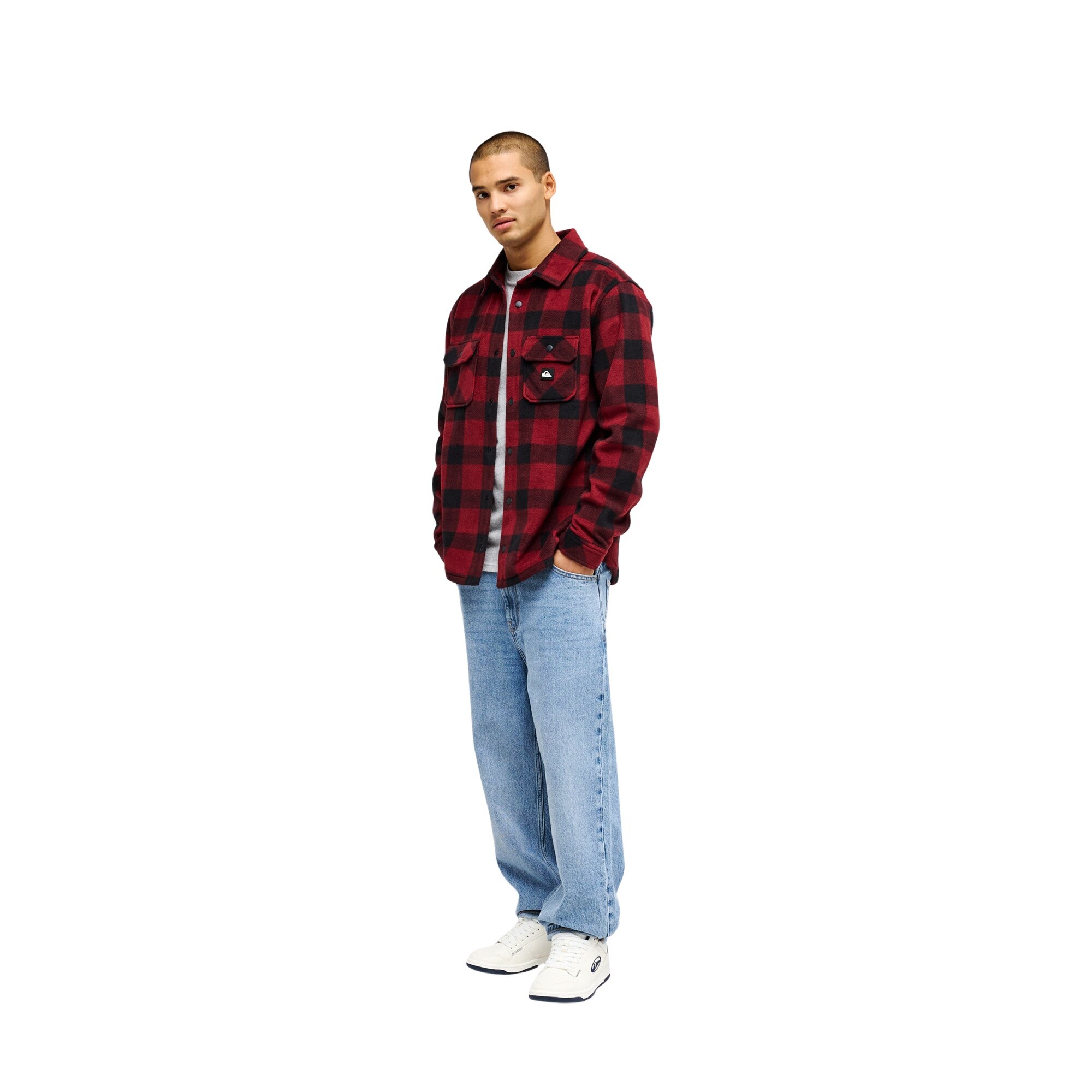 Forro polar de hombre Venture Quiksilver - Rojo cereza Rojo cereza-5