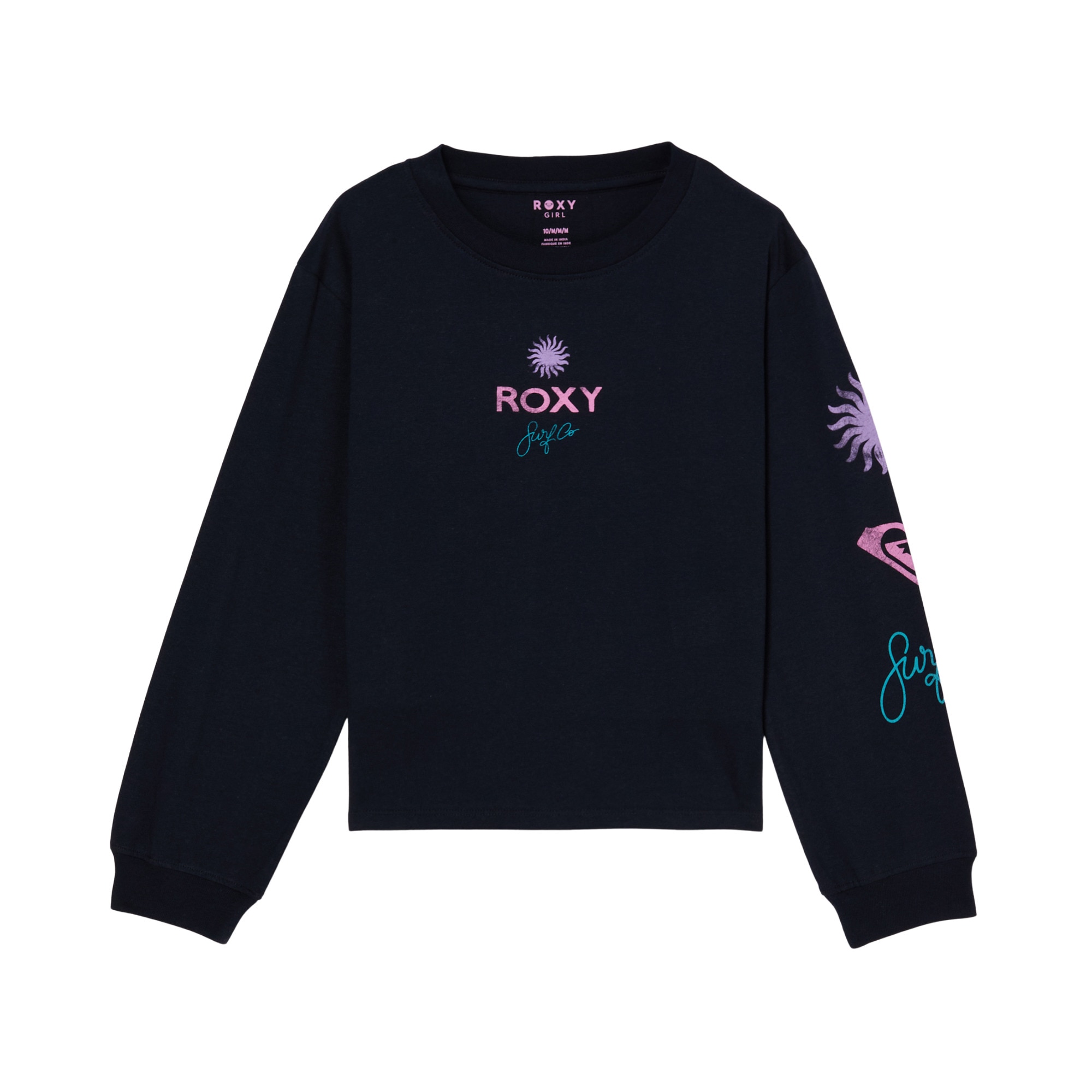 Camisetas de niños Orchidregular Roxy - Negro Negro-5