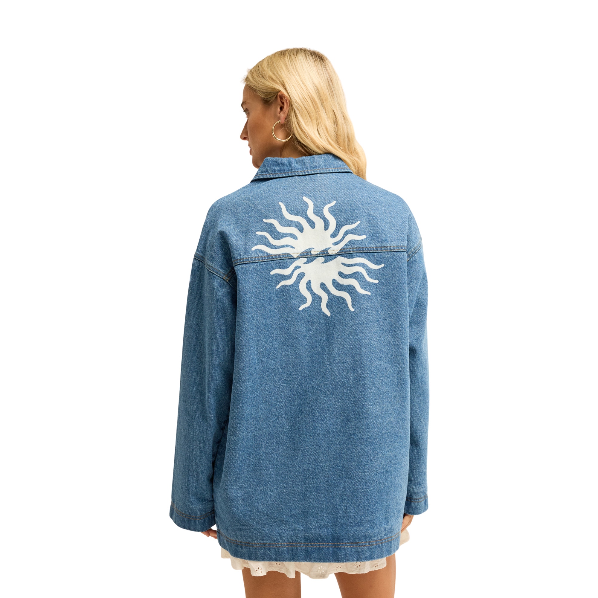 Chaqueta de mujer Denim Shore Billabong - Azul Azul-2