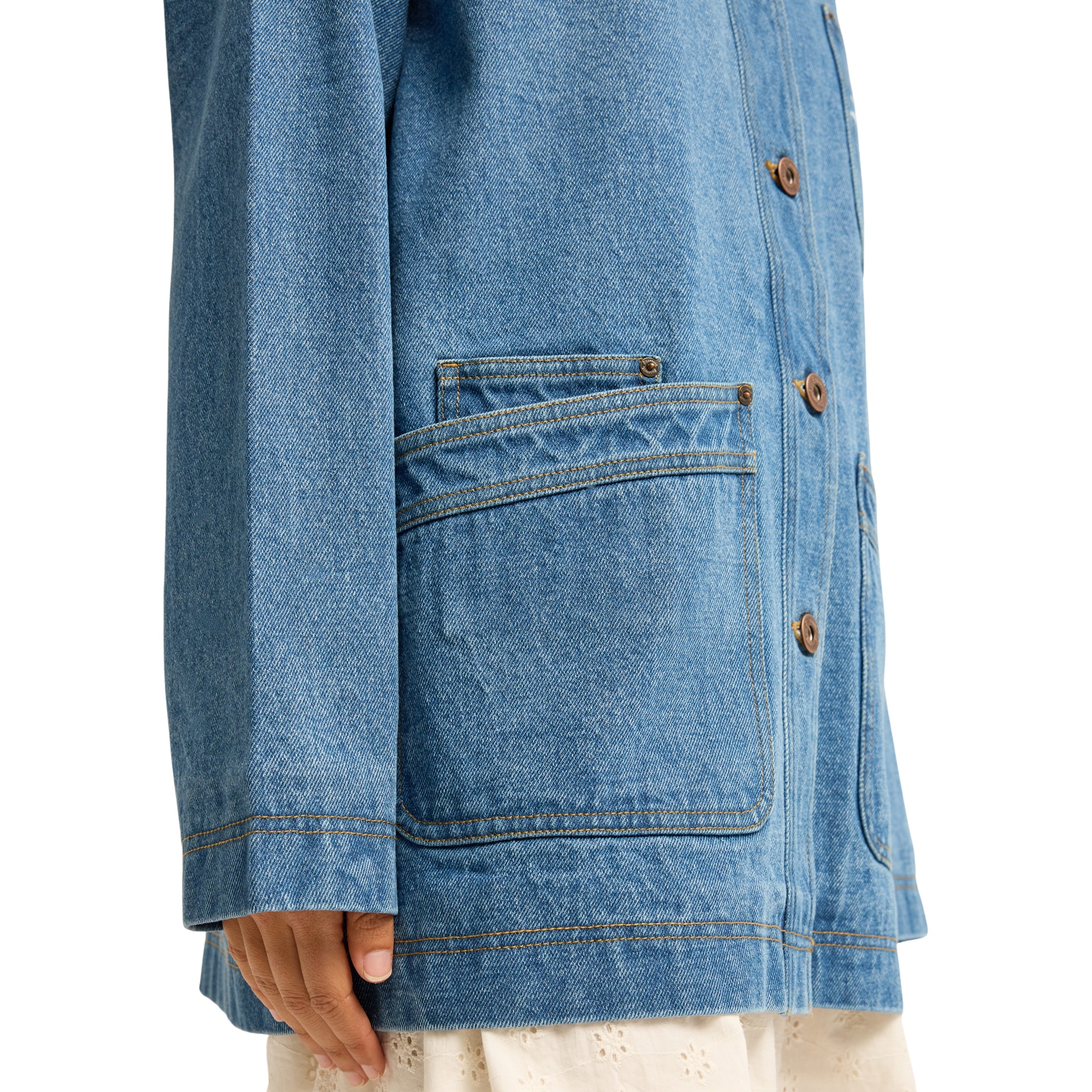 Chaqueta de mujer Denim Shore Billabong - Azul Azul-6