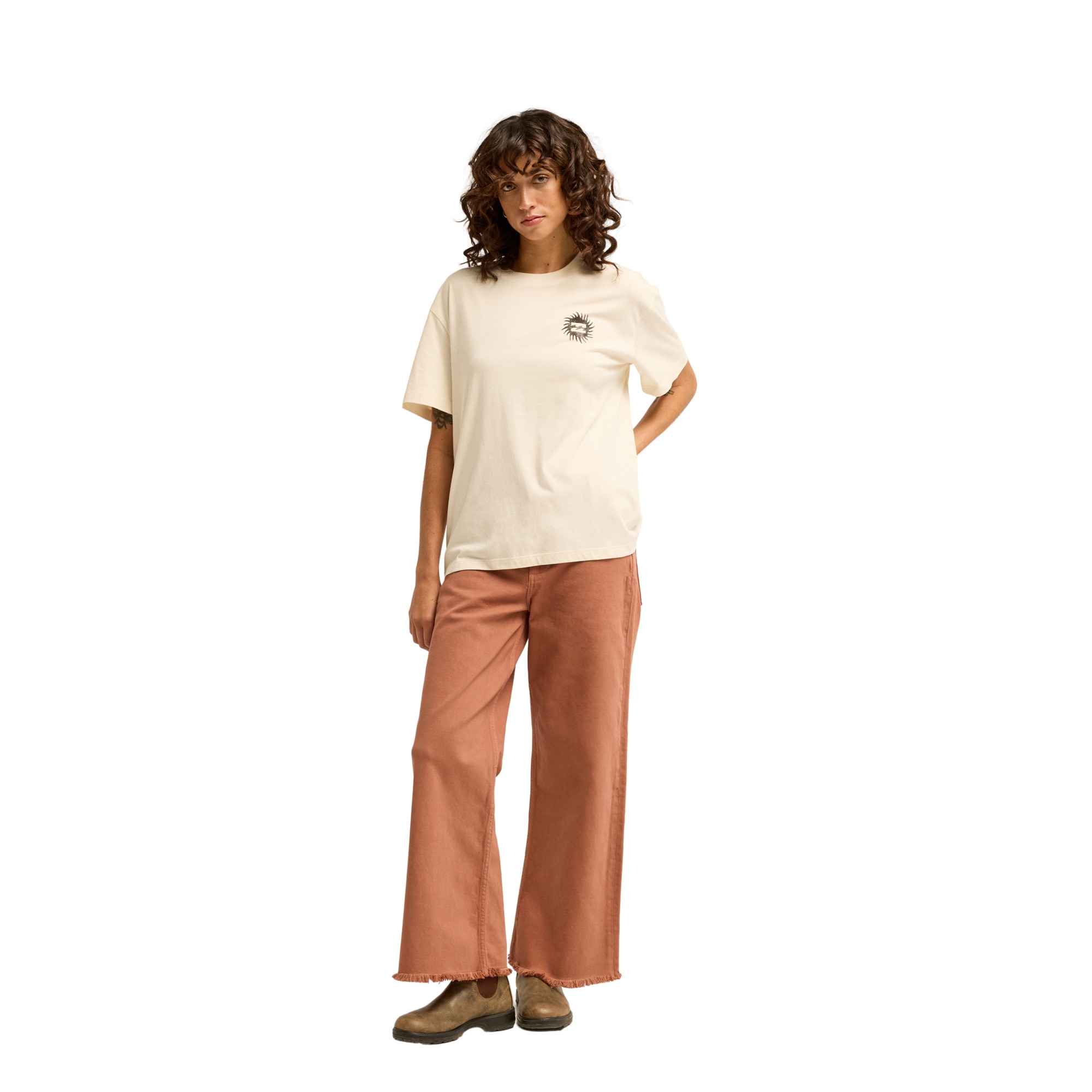 Imagen 3 de Camiseta de mujer Always Looking Billabong - Blanco Blanco