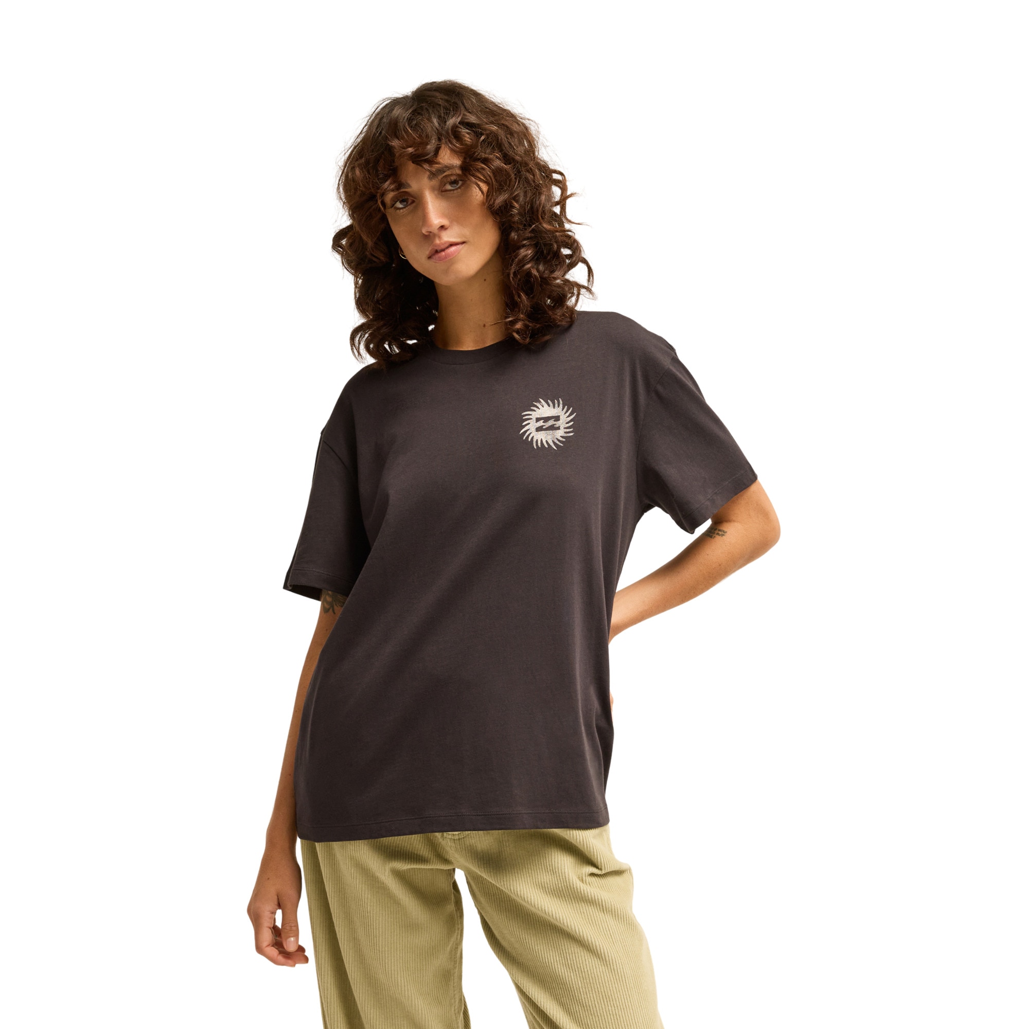 Imagen 1 de Camiseta de mujer Always Looking Billabong - Negro Negro