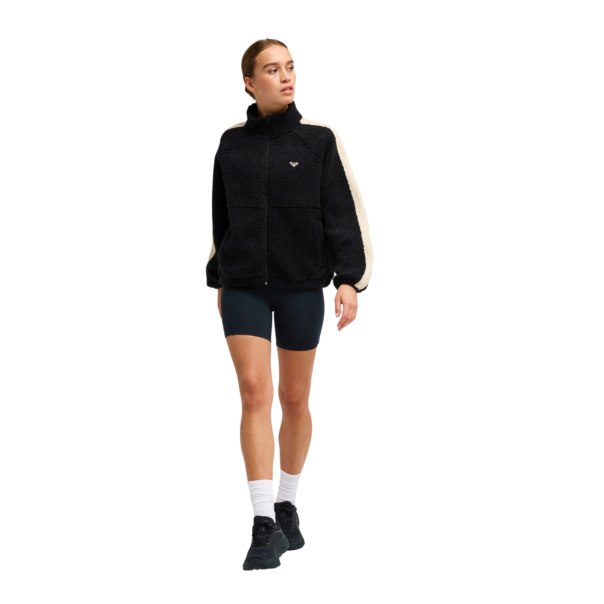 Forro polar de mujer Boundless Spirit Solid Roxy - Negro Negro-5