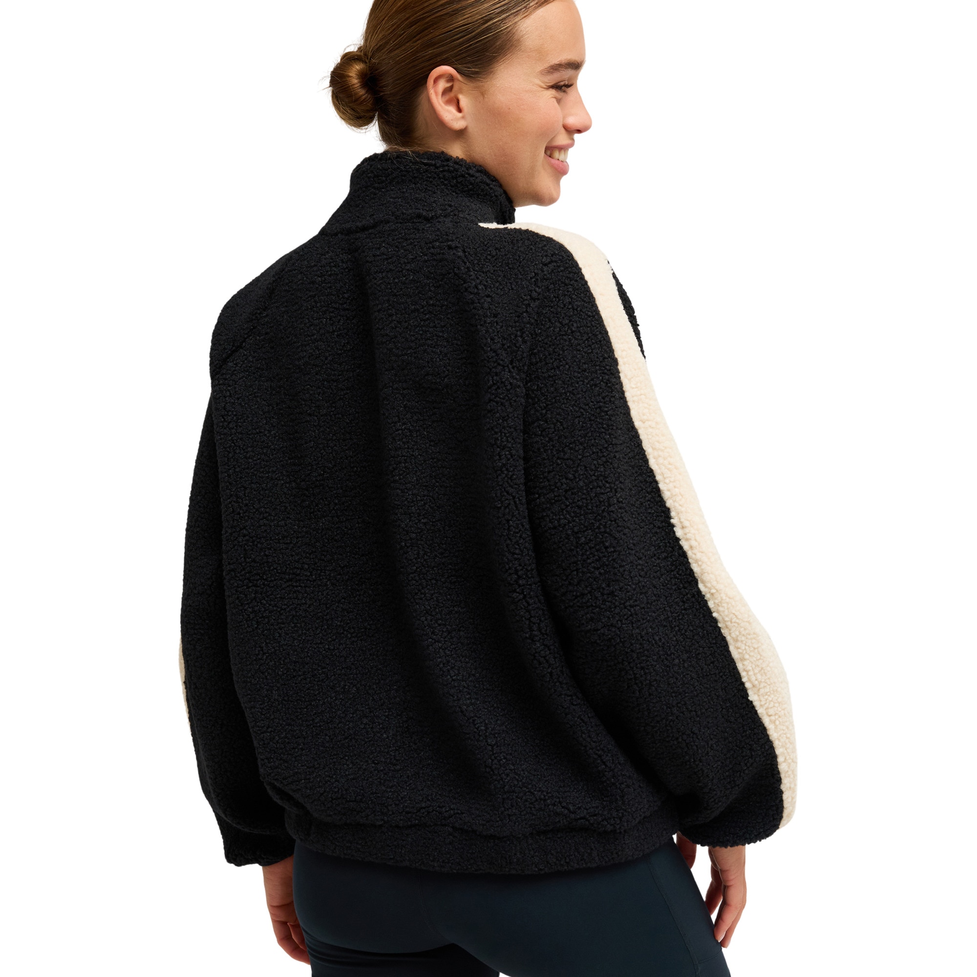 Forro polar de mujer Boundless Spirit Solid Roxy - Negro Negro-6