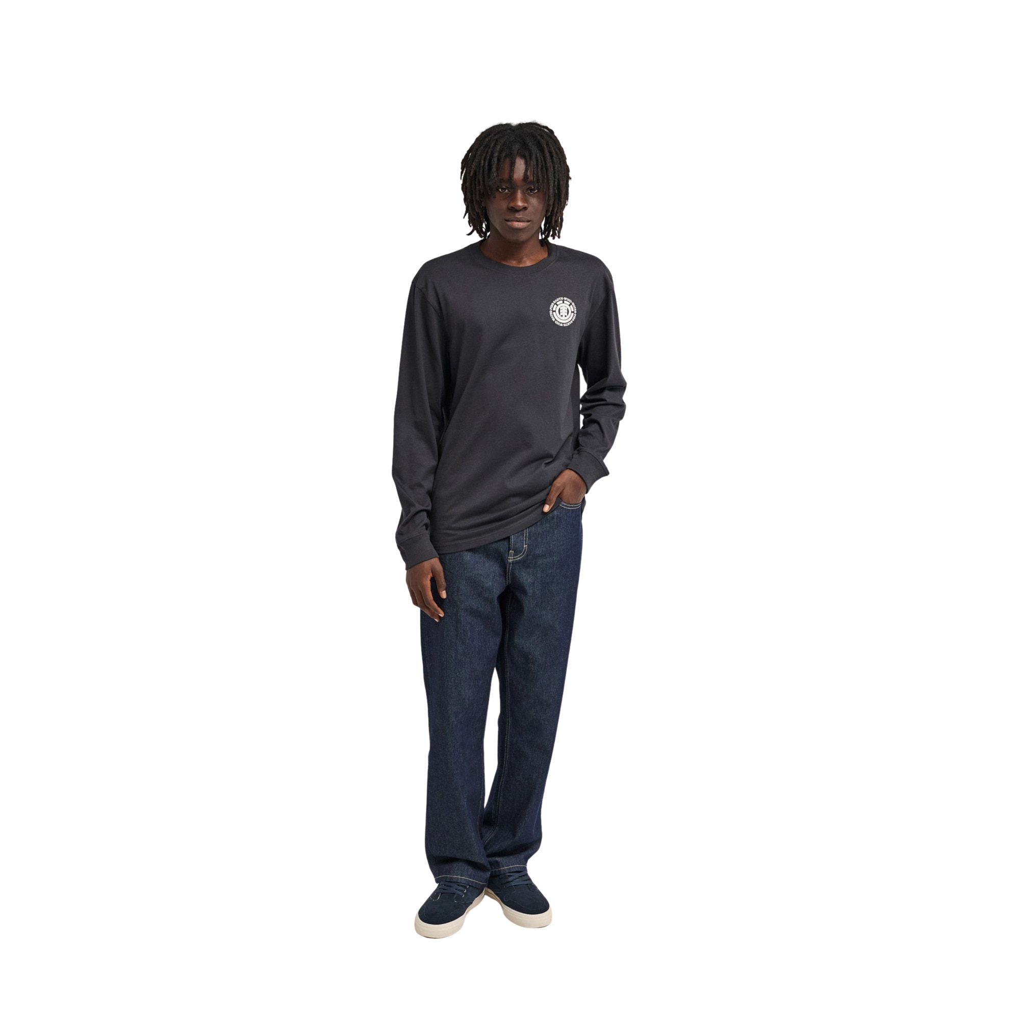 Camiseta de hombre Seal Bp Element - Negro Negro-3