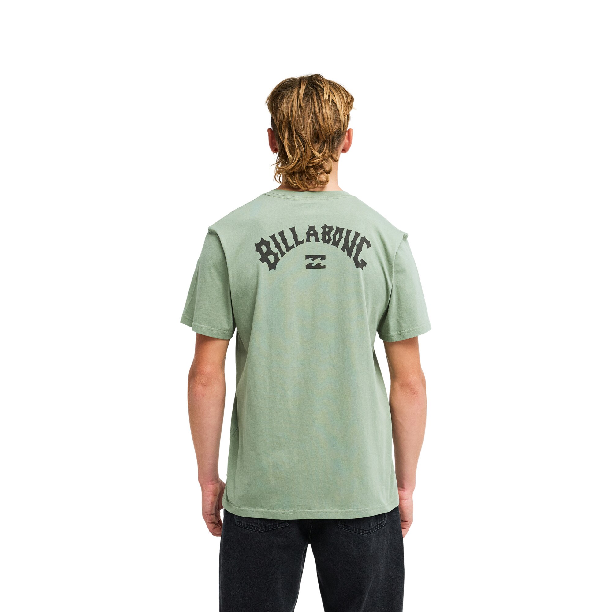 Camiseta de hombre Arch Wave Billabong - Verde Verde-2