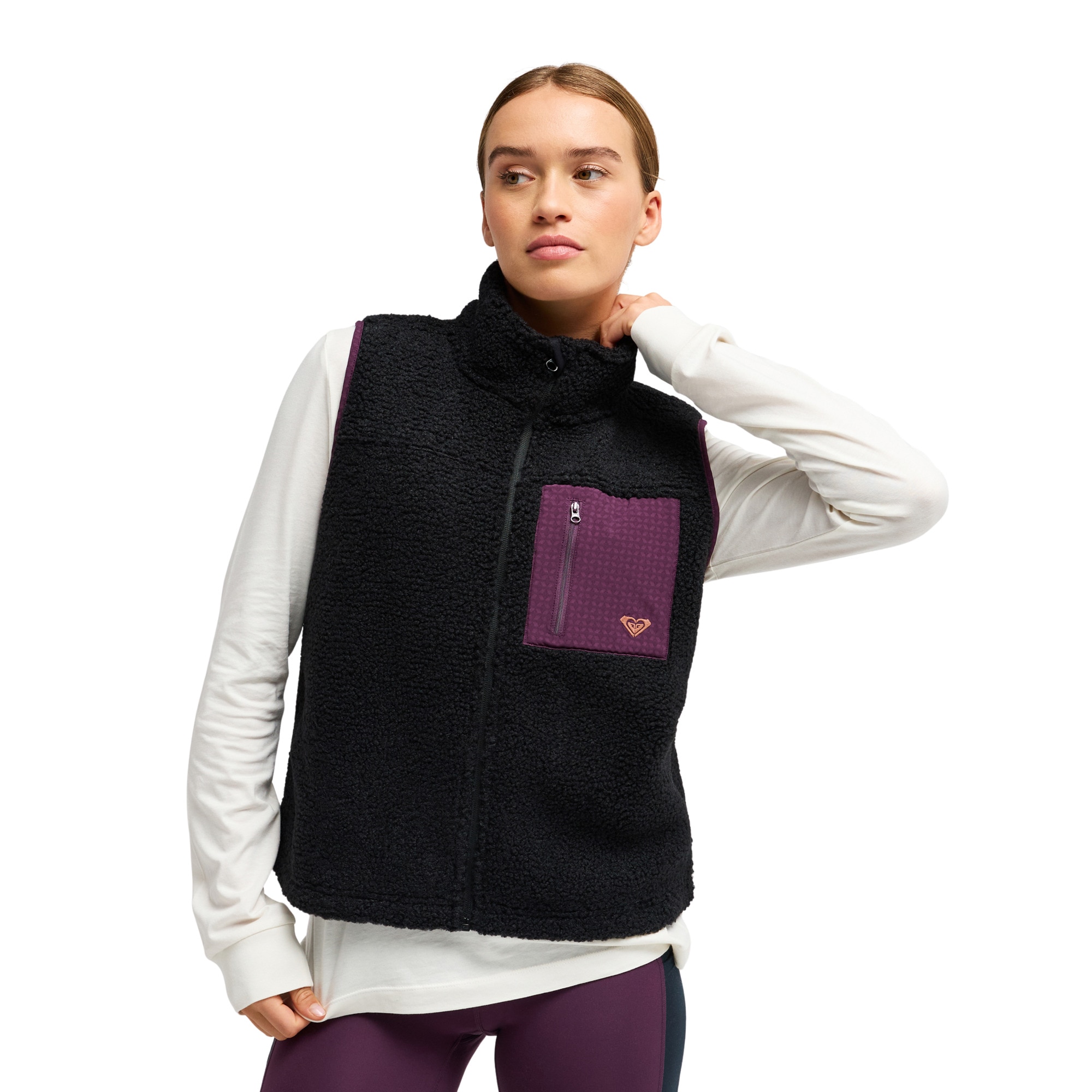 Imagen 1 de Chaleco deportivo Sherpa de mujer Boundless Spirit 2 Roxy Negro