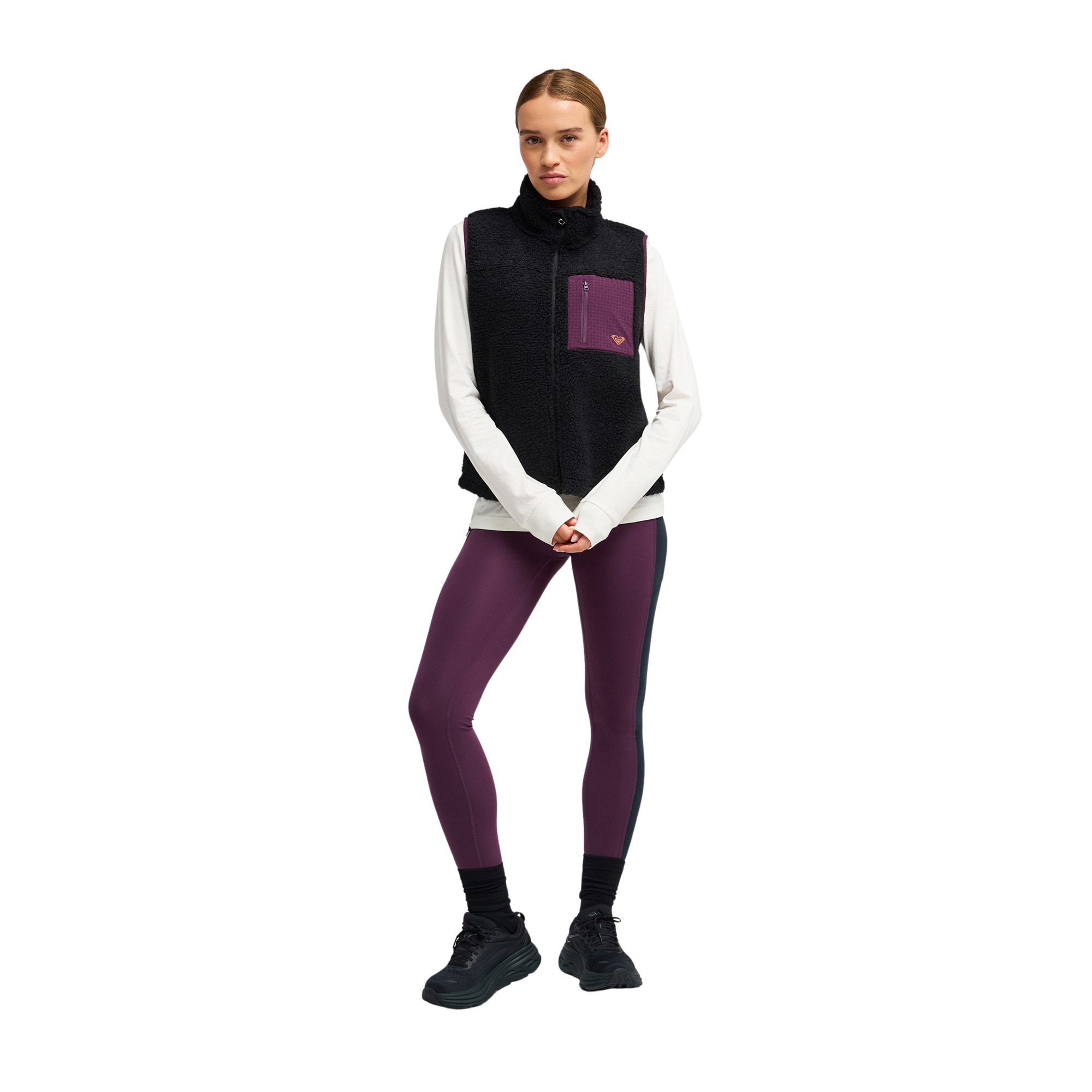 Imagen 4 de Chaleco deportivo Sherpa de mujer Boundless Spirit 2 Roxy - Negro Negro