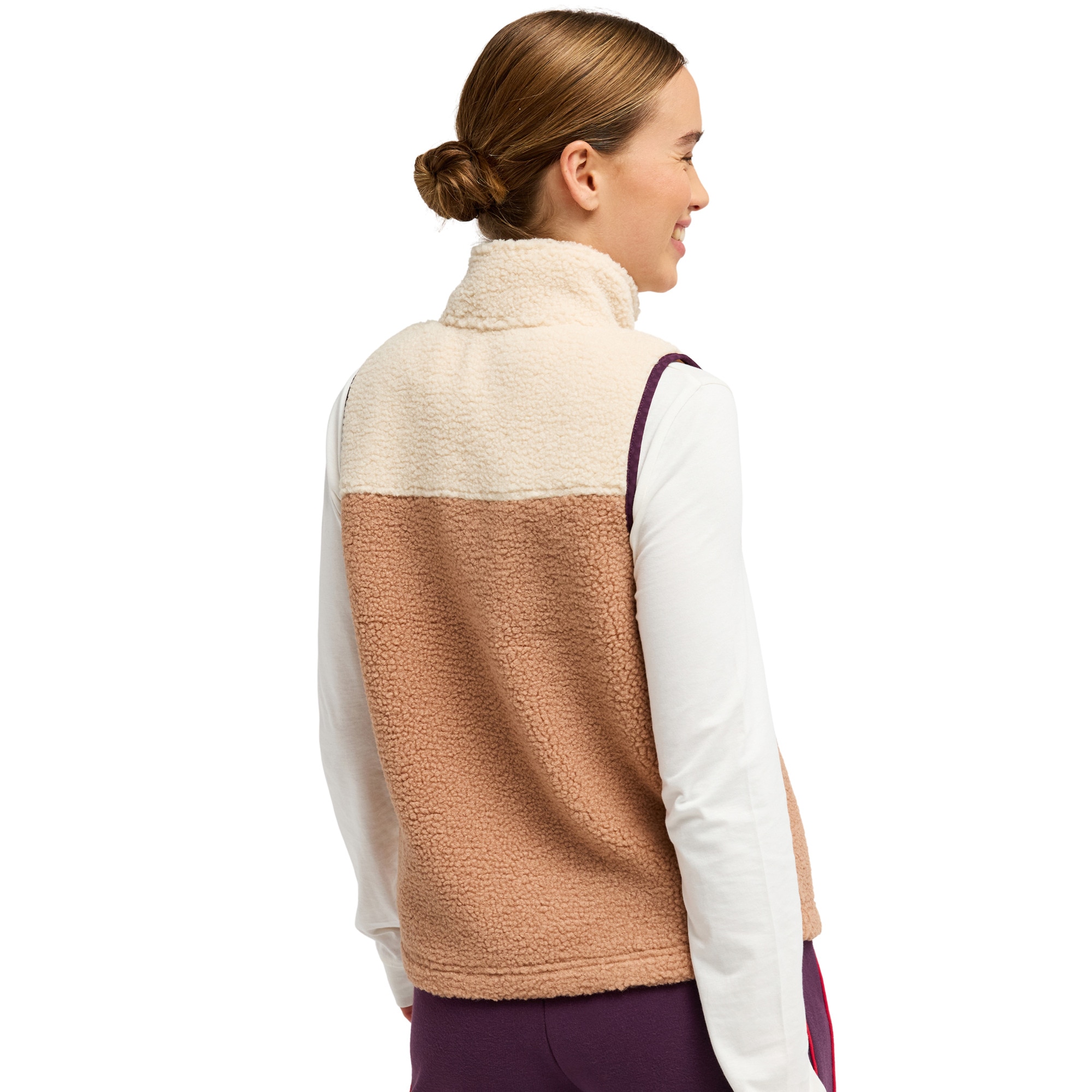 Imagen 5 de Chaleco deportivo Sherpa de mujer Boundless Spirit 2 Roxy - Marrón Marrón