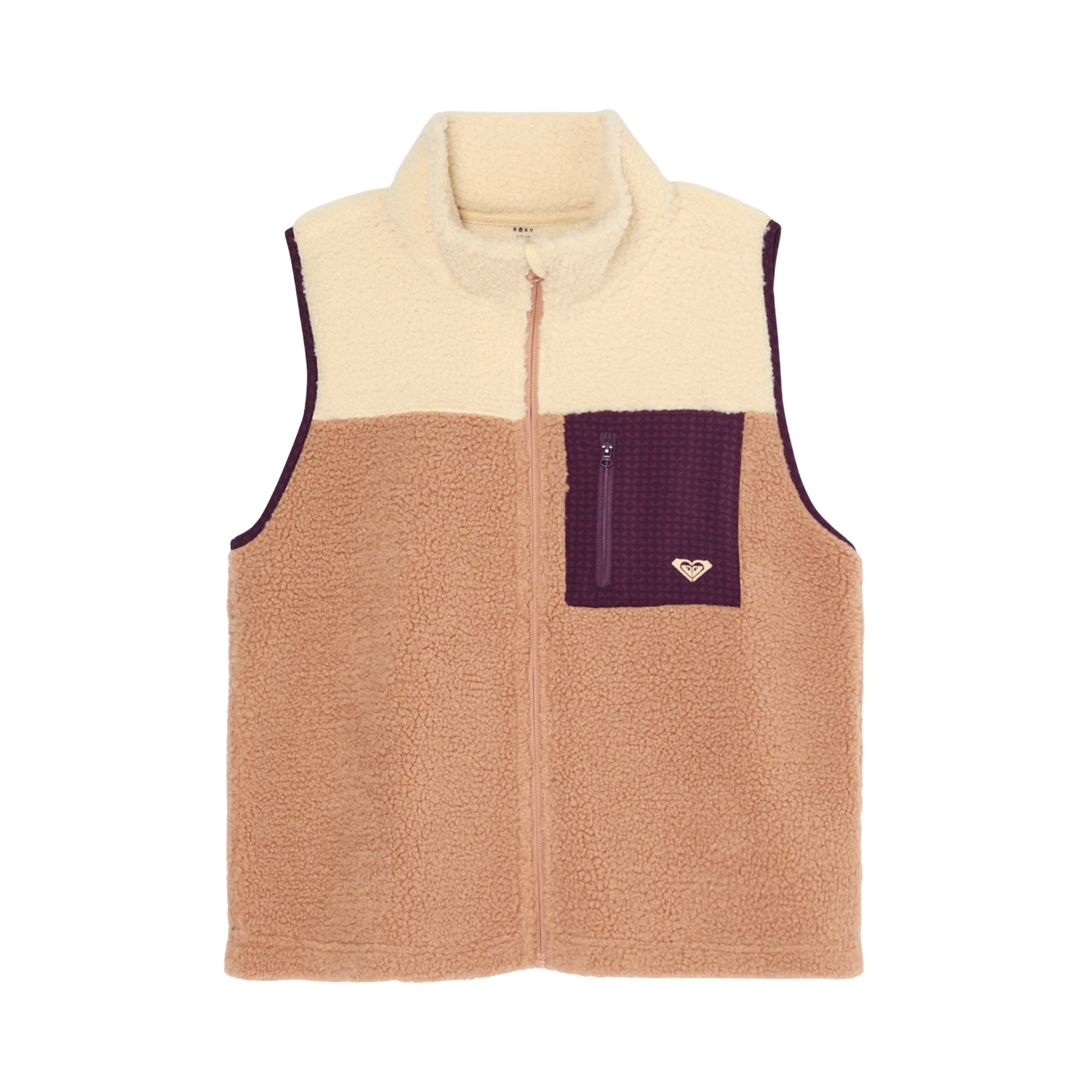 Imagen 6 de Chaleco deportivo Sherpa de mujer Boundless Spirit 2 Roxy - Marrón Marrón