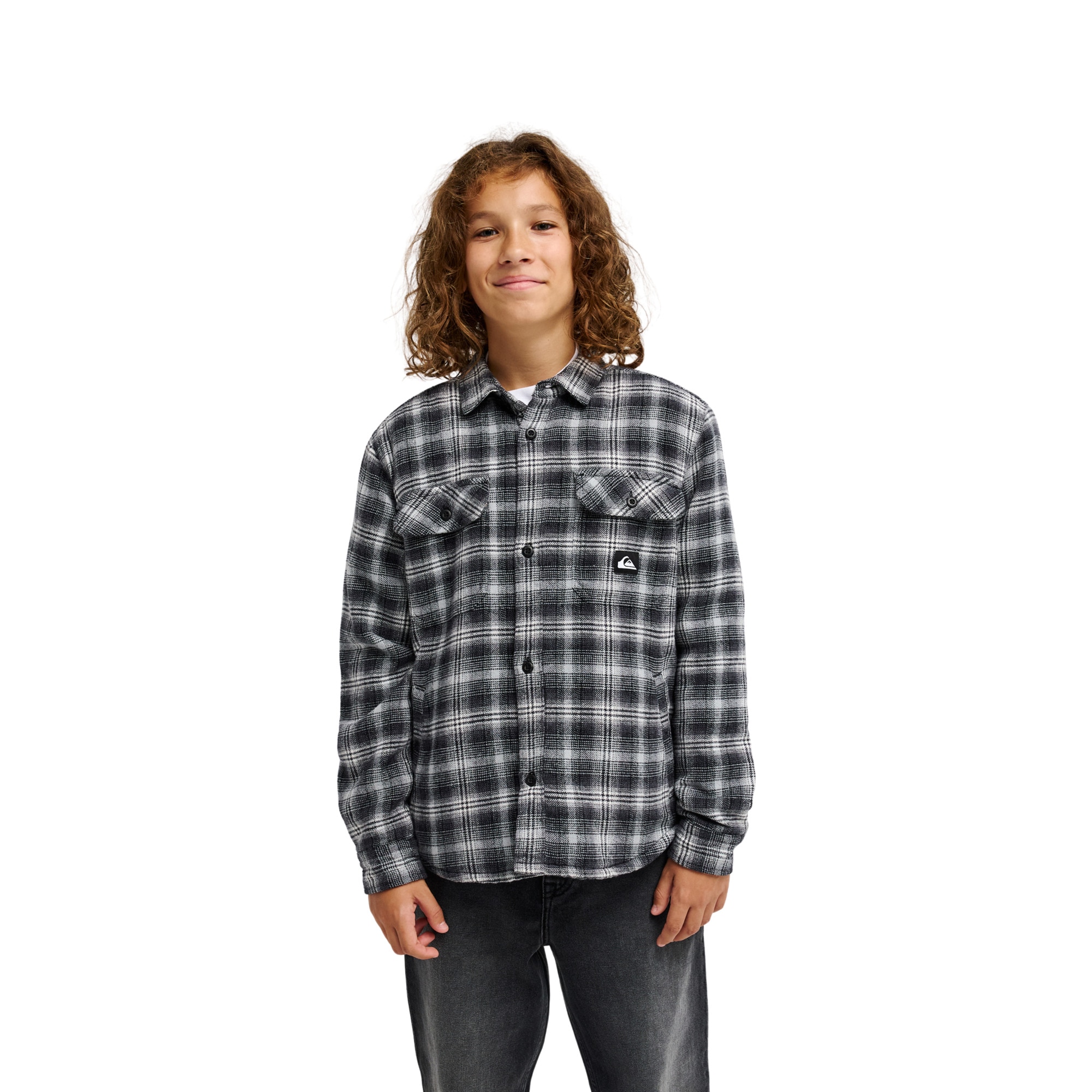 Chaqueta de niños Venture Sherpa Quiksilver - Negro Negro-1